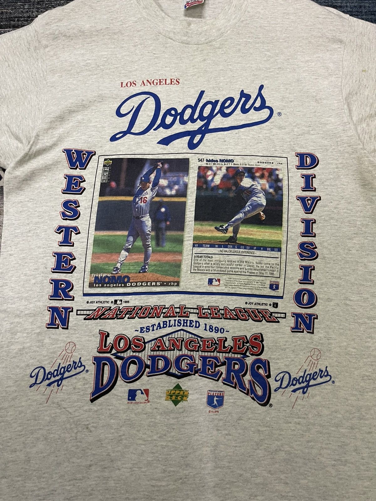 MLB VINTAGE 1995 MLB LOS ANGELES DODGERS HIDEO NOMO TSHIRT Size US M / EU 48-50 / 2 - 2 Thumbnail