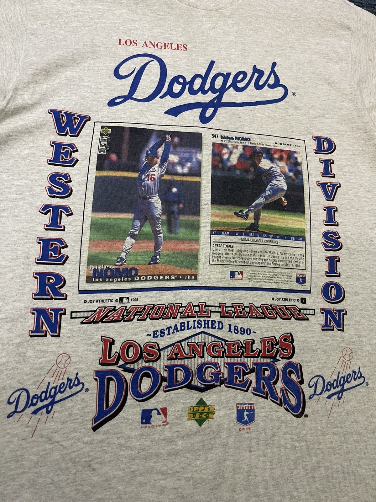 MLB VINTAGE 1995 MLB LOS ANGELES DODGERS HIDEO NOMO TSHIRT Size US M / EU 48-50 / 2 - 4 Thumbnail