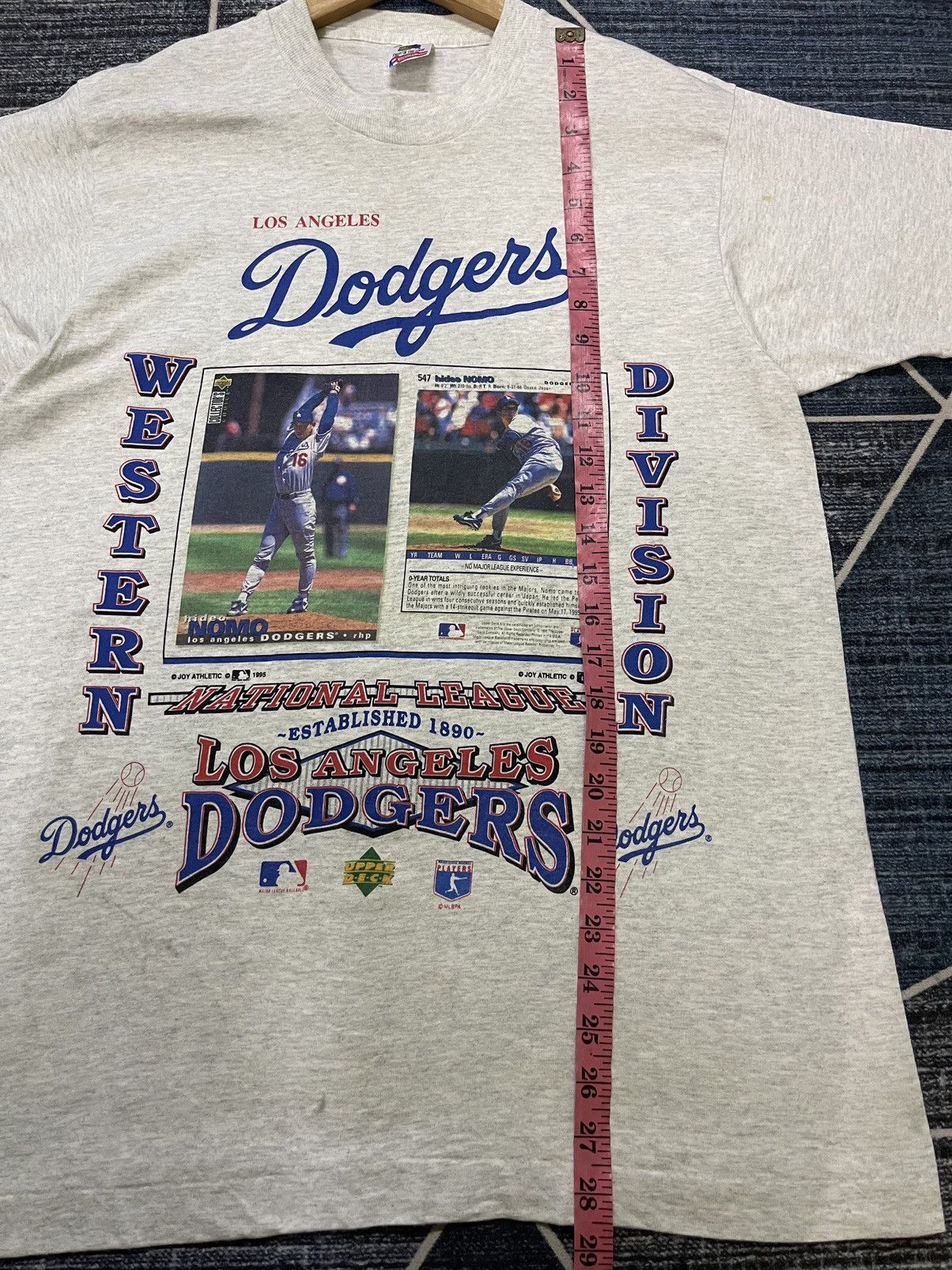 MLB VINTAGE 1995 MLB LOS ANGELES DODGERS HIDEO NOMO TSHIRT Size US M / EU 48-50 / 2 - 14 Thumbnail
