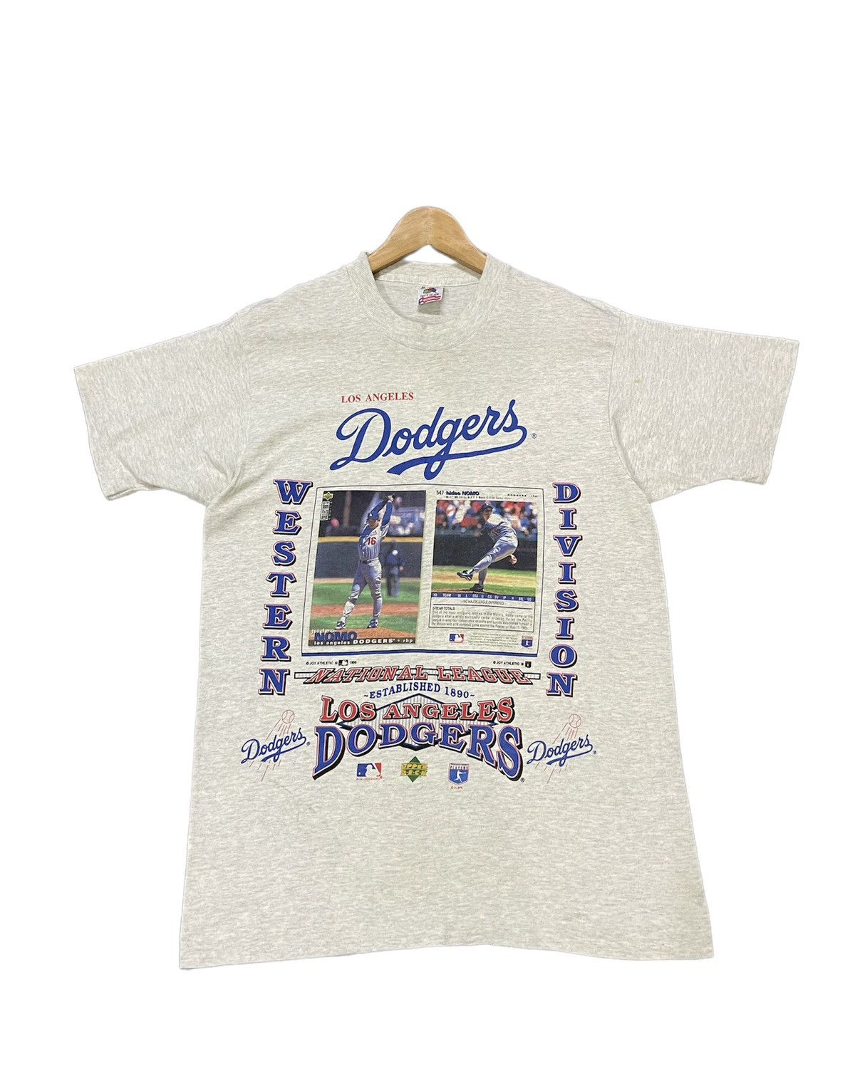 MLB VINTAGE 1995 MLB LOS ANGELES DODGERS HIDEO NOMO TSHIRT Size US M / EU 48-50 / 2 - 1 Thumbnail