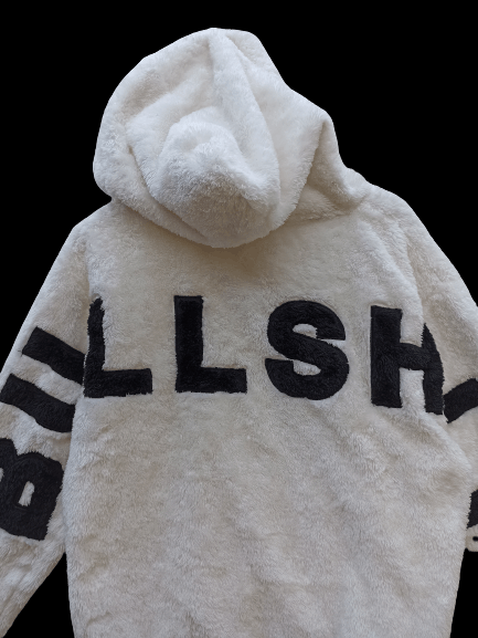 Japanese Brand Ragout Hoodies Bullshit spell out sherpa jacket Size US L / EU 52-54 / 3 - 2 Thumbnail