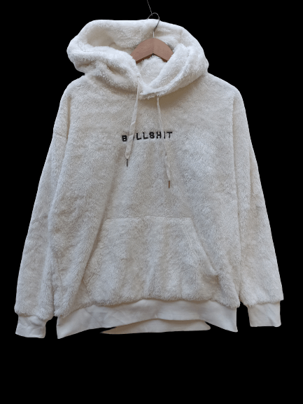 Japanese Brand Ragout Hoodies Bullshit spell out sherpa jacket Size US L / EU 52-54 / 3 - 6 Thumbnail