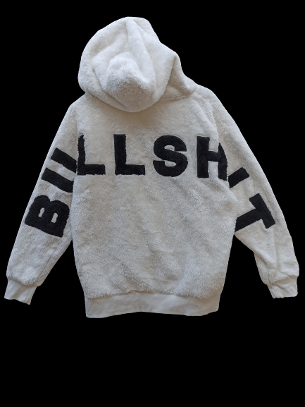 Japanese Brand Ragout Hoodies Bullshit spell out sherpa jacket Size US L / EU 52-54 / 3 - 1 Thumbnail
