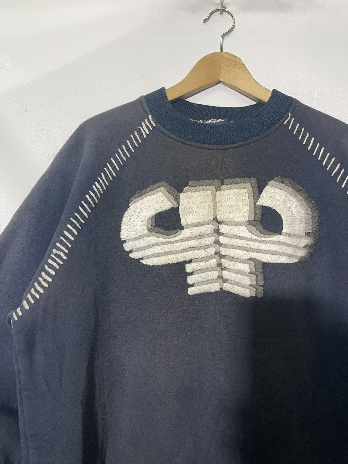 Pelle Pelle VINTAGE FADED PELLE PELLE EMBROIDERY LOGO SWEATSHIRT Size US M / EU 48-50 / 2 - 6 Thumbnail