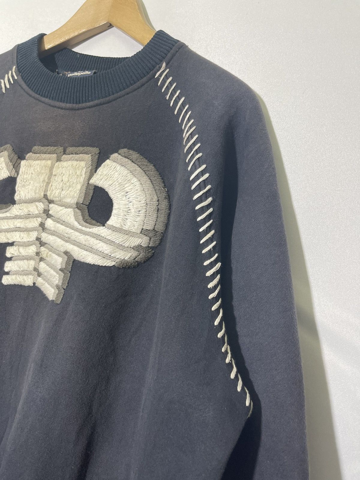 Pelle Pelle VINTAGE FADED PELLE PELLE EMBROIDERY LOGO SWEATSHIRT Size US M / EU 48-50 / 2 - 5 Thumbnail