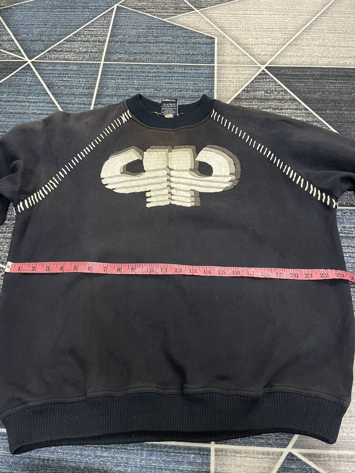 Pelle Pelle VINTAGE FADED PELLE PELLE EMBROIDERY LOGO SWEATSHIRT Size US M / EU 48-50 / 2 - 12 Thumbnail