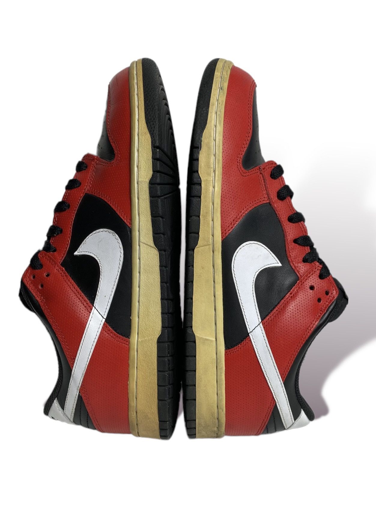 Nike 2011 Nike Dunk Low Micro Perf Pack Red Black *very rare* Size US 9.5 / EU 42-43 - 8 Thumbnail