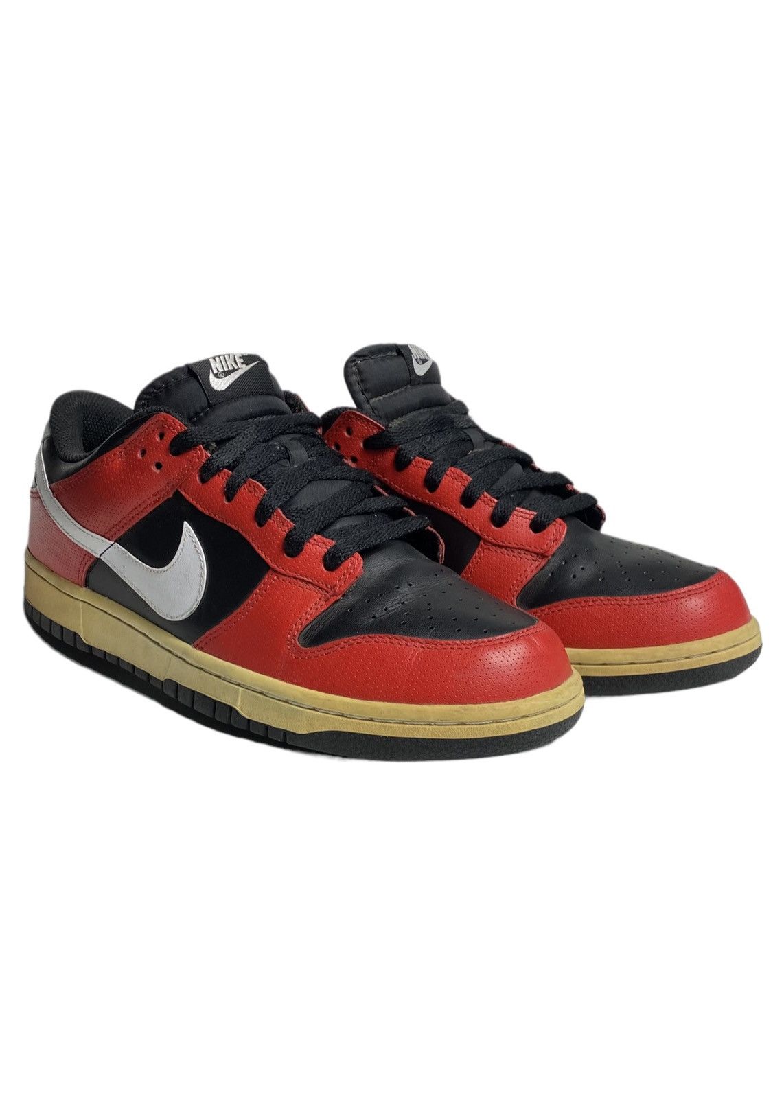 2011 Nike Dunk Low Micro Perf Pack Red Black *very rare*