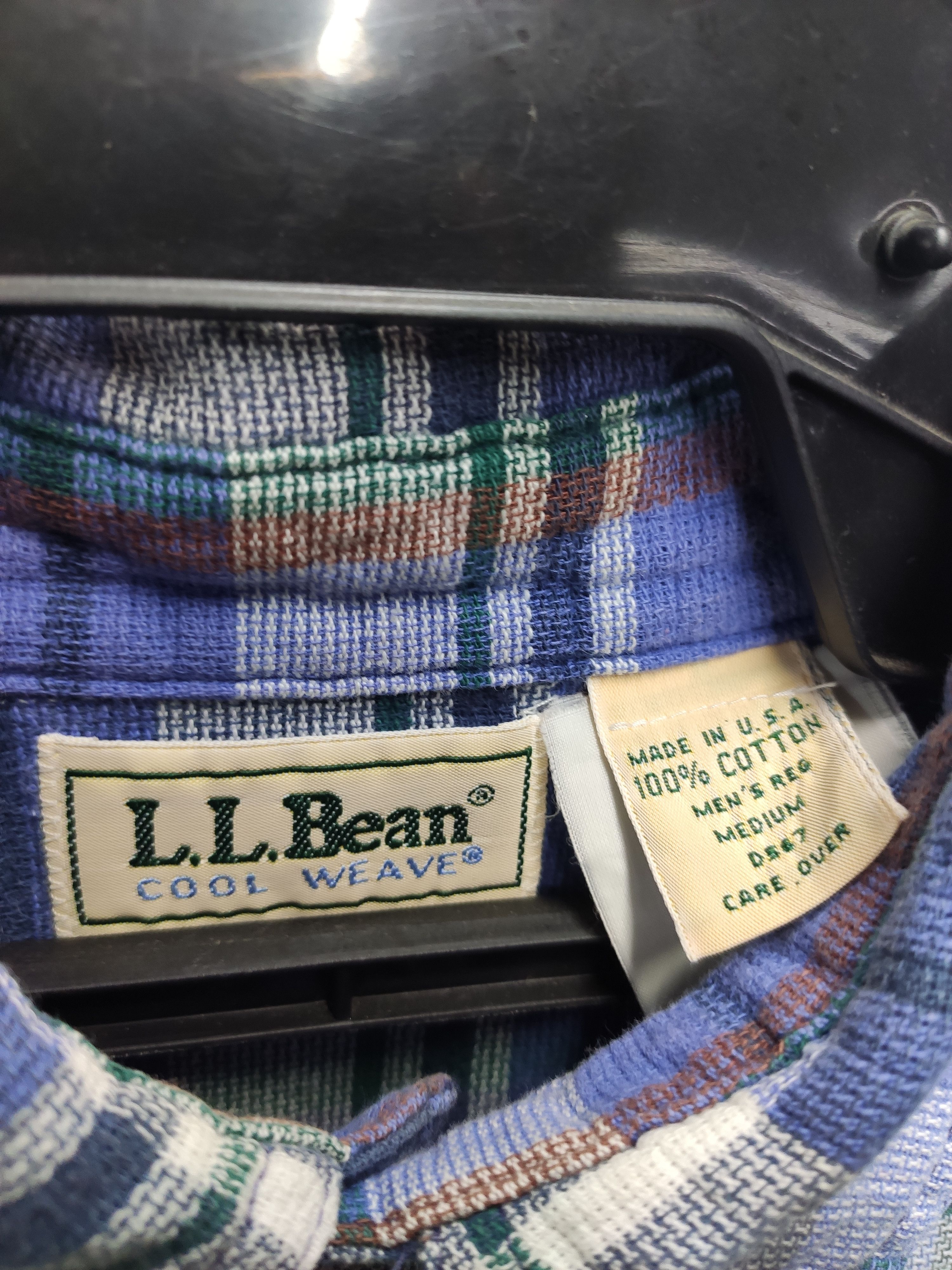 Flannel Vintage LL Bean shirt button up flannel Size US M / EU 48-50 / 2 - 4 Thumbnail
