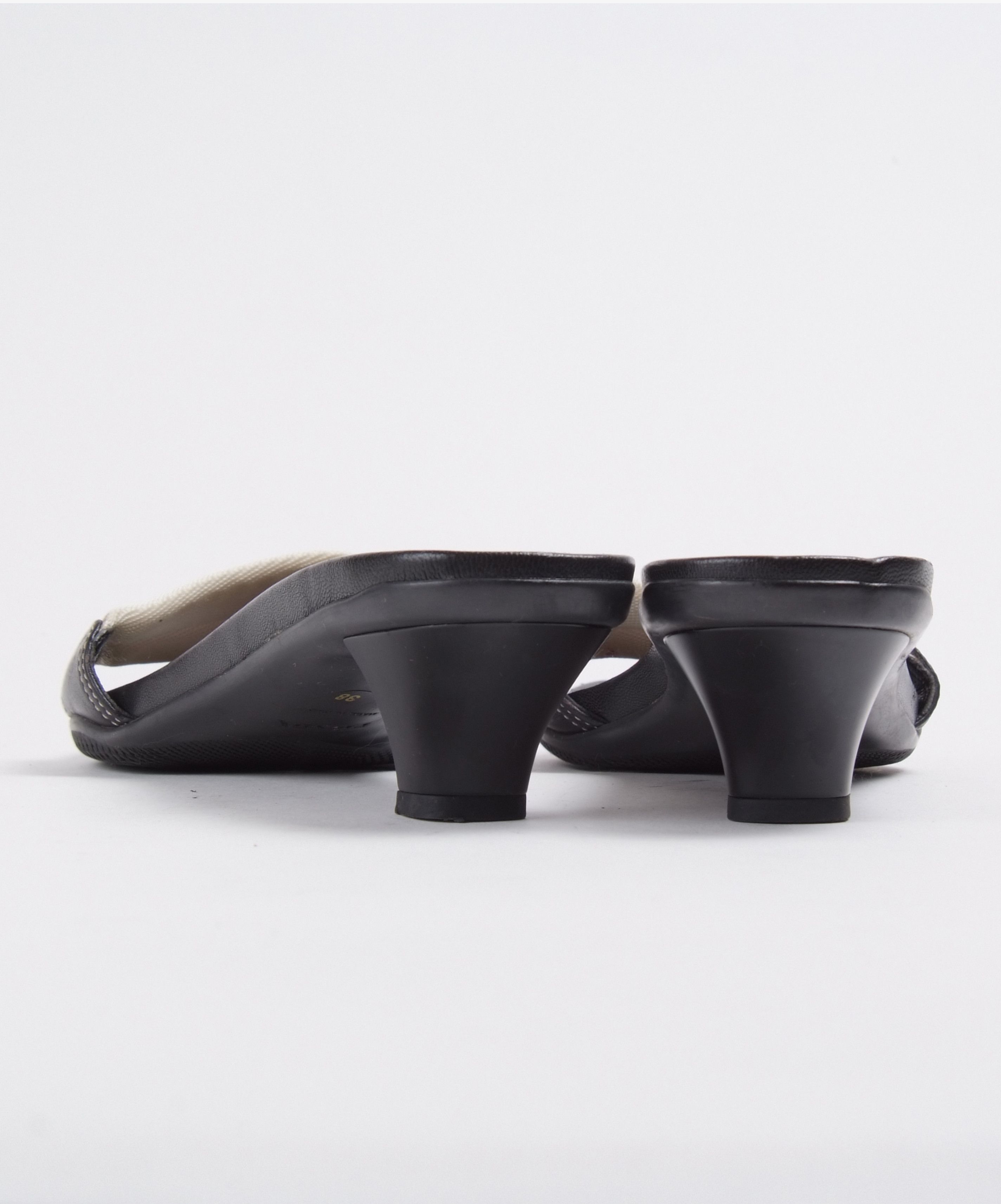 Prada × Vintage Prada Slip on Summer Sandals Logo Webbing & Rubber Soles Size US 8 / IT 38 - 3 Thumbnail