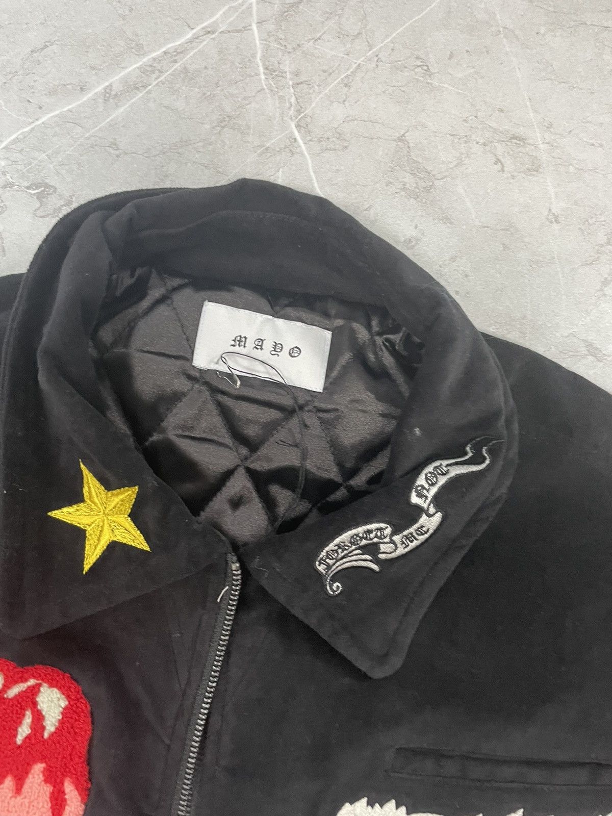 Japanese Brand Mayo heaven and hell cropped jacket XL Size US XL / EU 56 / 4 - 4 Thumbnail