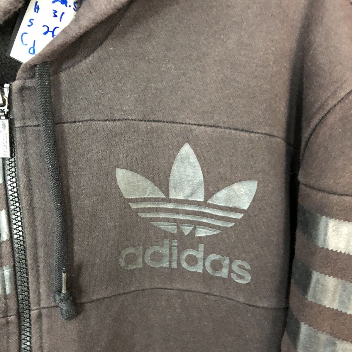 Adidas DL Adidas ultrastar vintage Dark Brown Hoodie #5044jbr Size US XXL / EU 58 / 5 - 6 Thumbnail