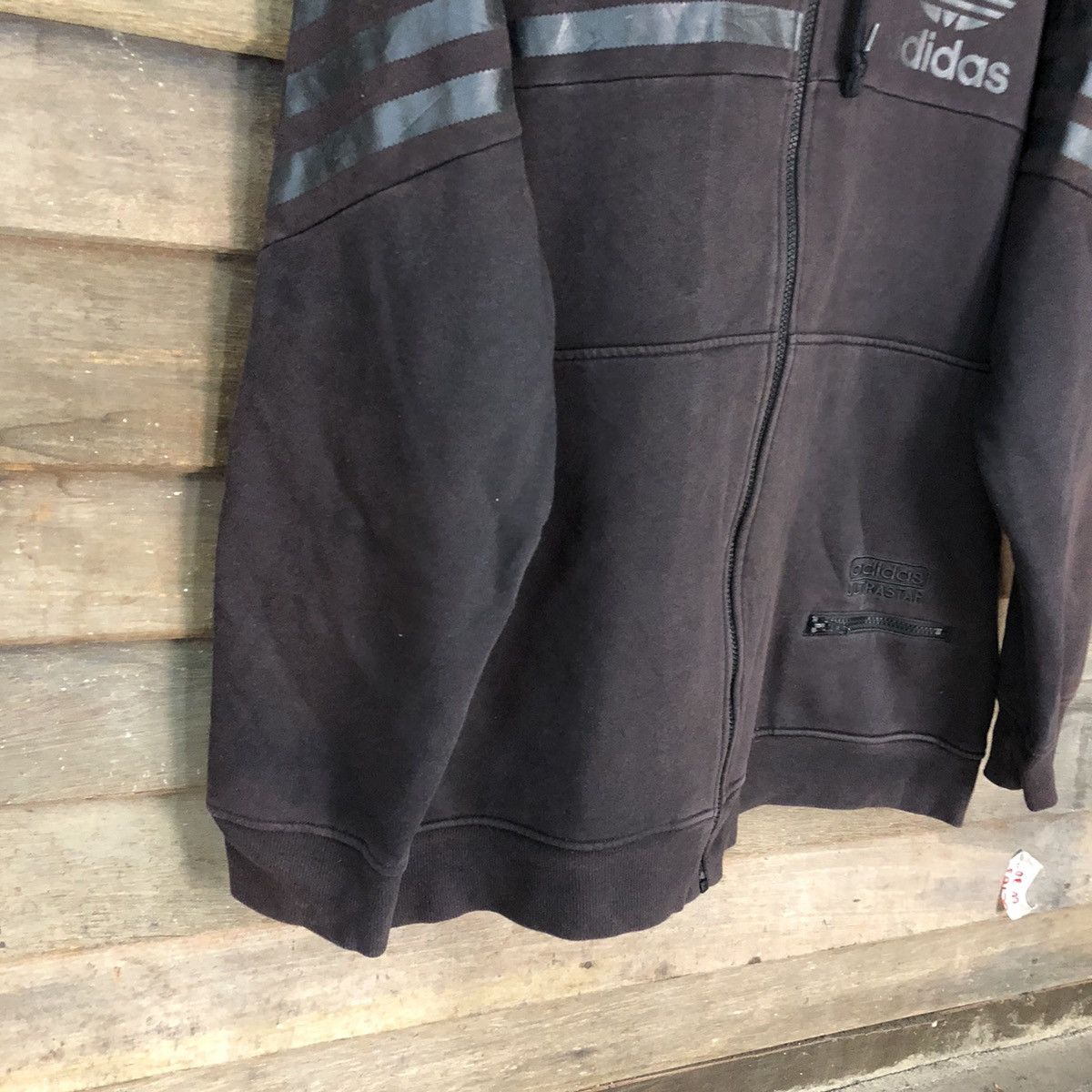 Adidas DL Adidas ultrastar vintage Dark Brown Hoodie #5044jbr Size US XXL / EU 58 / 5 - 4 Thumbnail