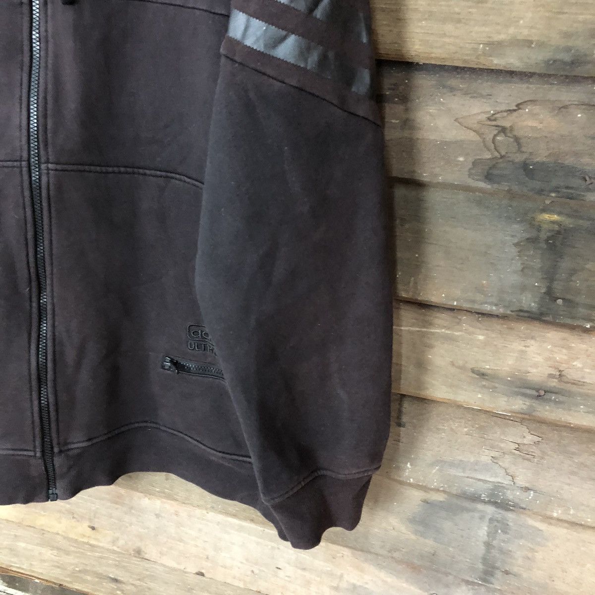 Adidas DL Adidas ultrastar vintage Dark Brown Hoodie #5044jbr Size US XXL / EU 58 / 5 - 5 Thumbnail