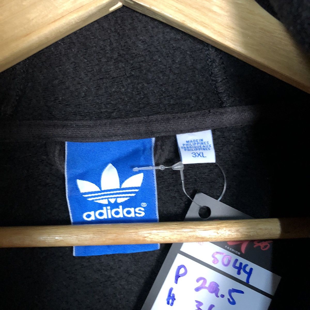 Adidas DL Adidas ultrastar vintage Dark Brown Hoodie #5044jbr Size US XXL / EU 58 / 5 - 8 Thumbnail