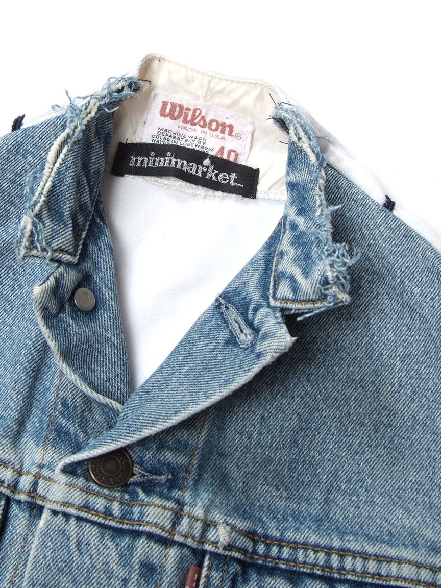 Handmade × Levi's × Wilson Vintage Levi's x Wilson x Minimarket Reworked Denim Vest Size US XS / EU 42 / 0 - 3 Thumbnail