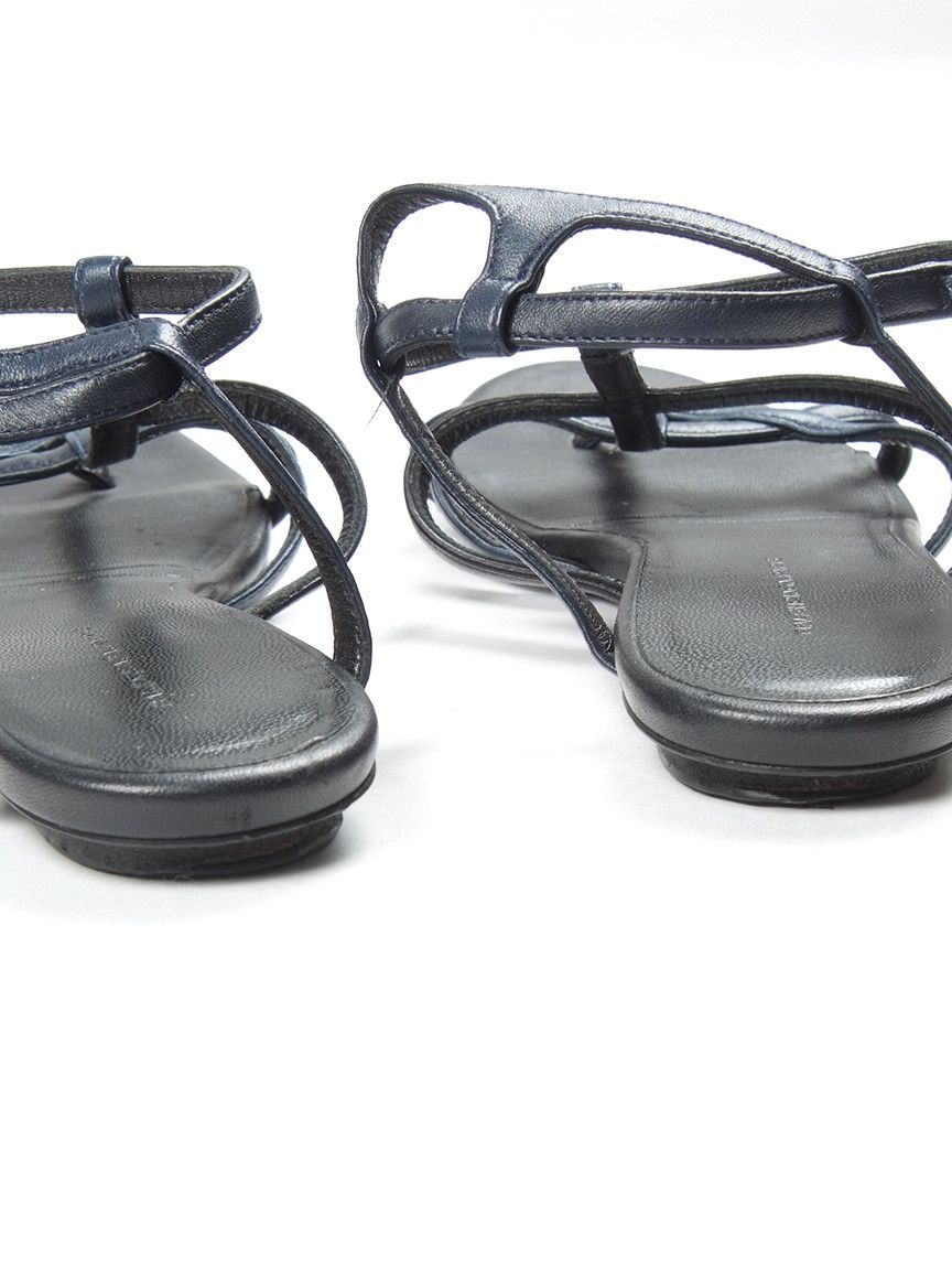Balenciaga W's Balenciaga Lace Flat Leather Sandals Sz 36.5/6.5 Size US 6.5 / IT 36.5 - 8 Thumbnail