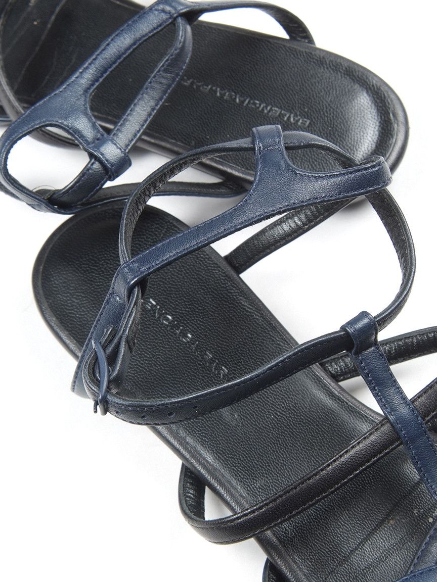 Balenciaga W's Balenciaga Lace Flat Leather Sandals Sz 36.5/6.5 Size US 6.5 / IT 36.5 - 6 Thumbnail