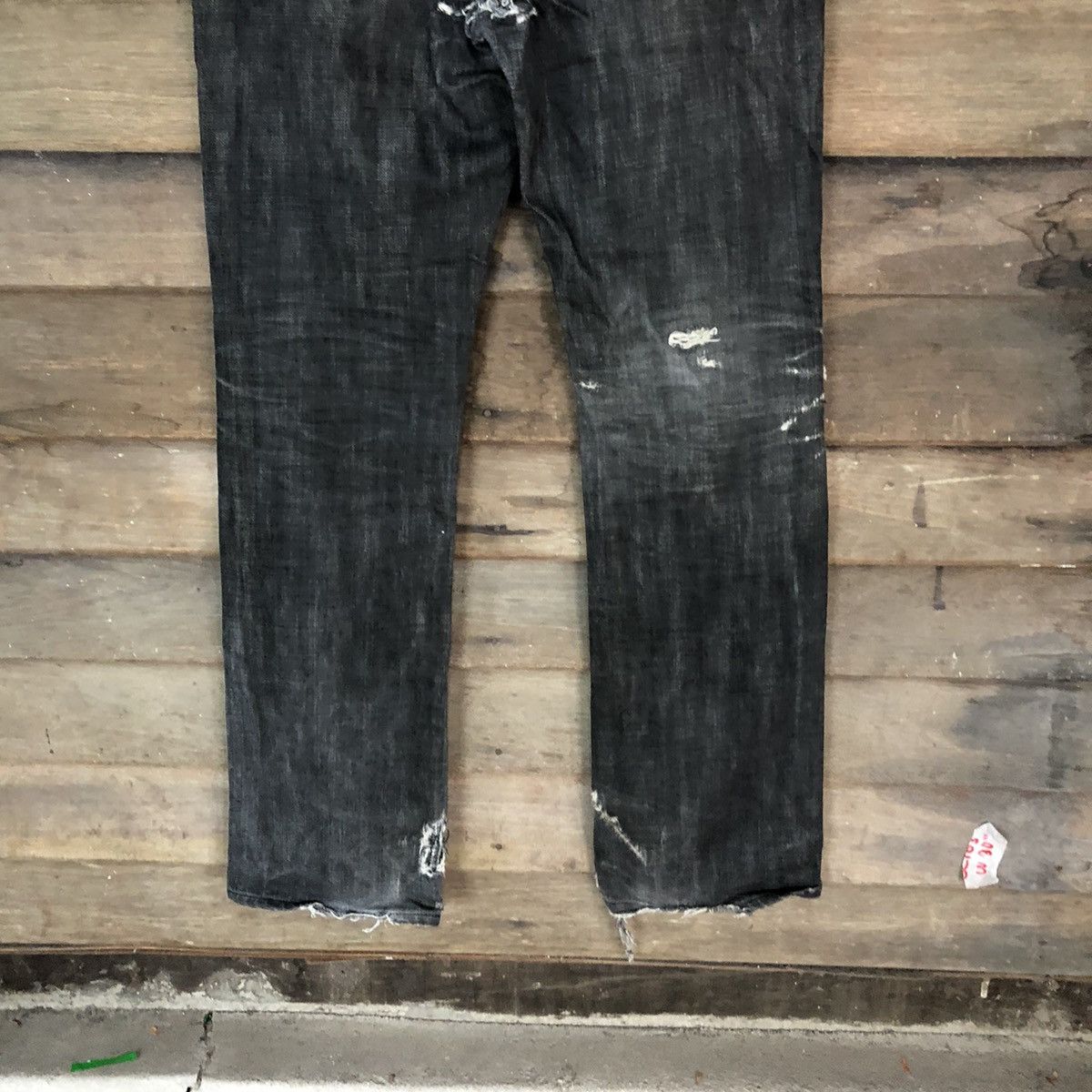 Takeo Kikuchi Takeo Kikuchi Black distressed Denim Pants #5153 Size US 32 / EU 48 - 10 Thumbnail
