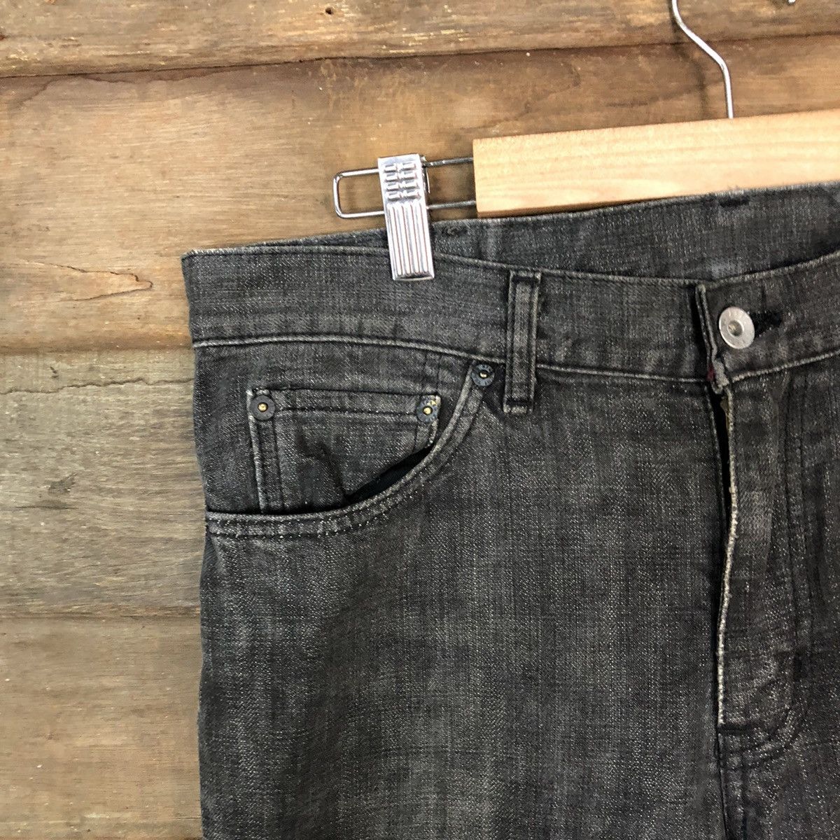 Takeo Kikuchi Takeo Kikuchi Black distressed Denim Pants #5153 Size US 32 / EU 48 - 4 Thumbnail