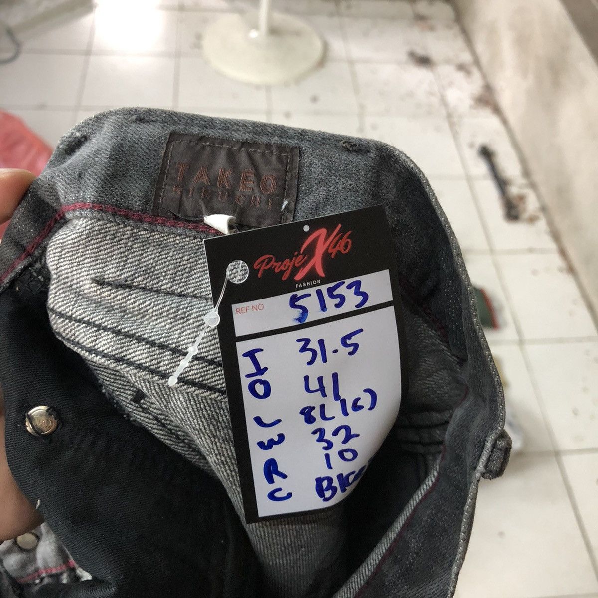 Takeo Kikuchi Takeo Kikuchi Black distressed Denim Pants #5153 Size US 32 / EU 48 - 19 Thumbnail