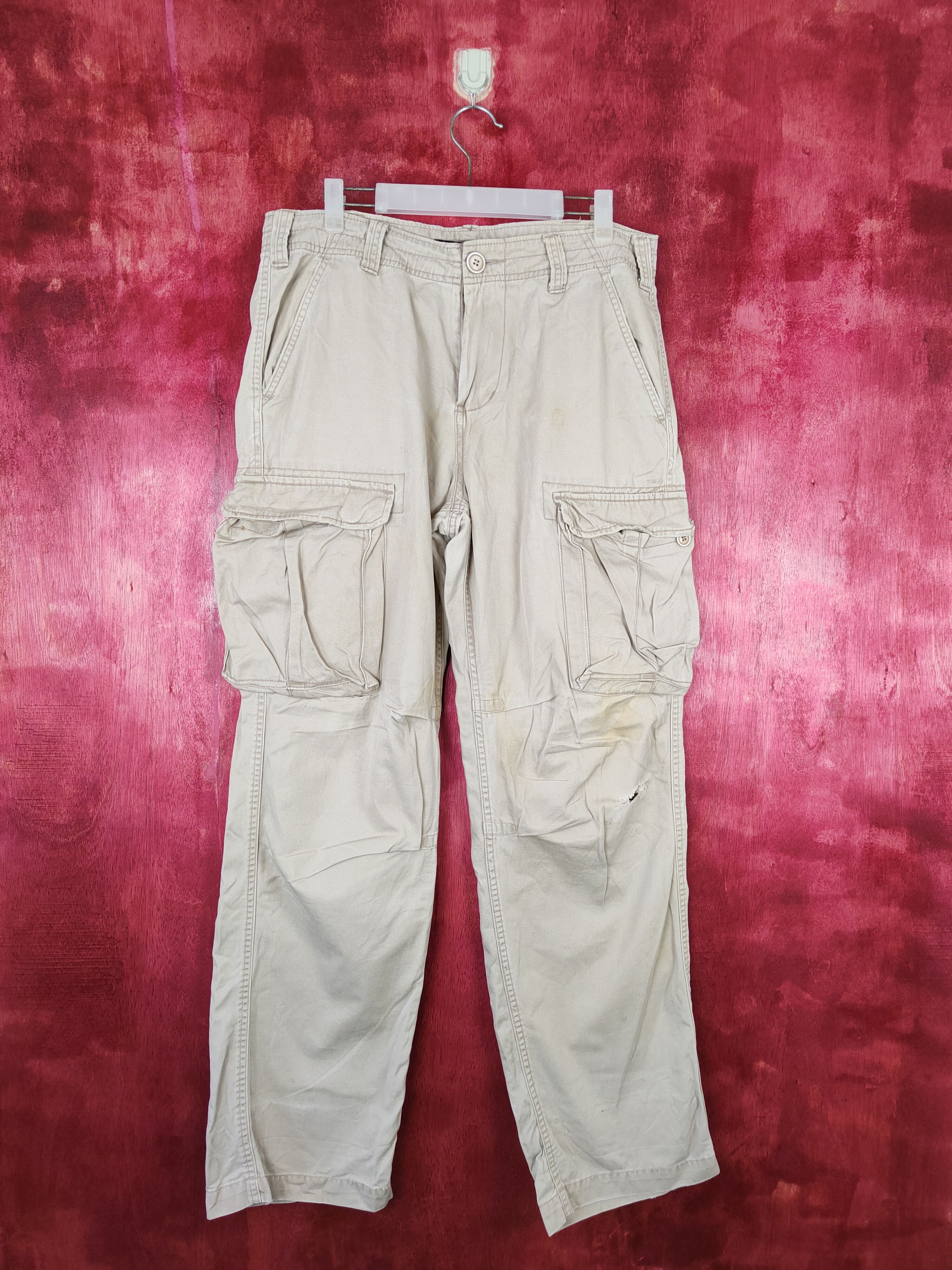 Japanese Brand × Vintage Wooden Doll Brown Multi Pocket Tactical Cargo Pants #S389 Size US 34 / EU 50 - 1 Thumbnail