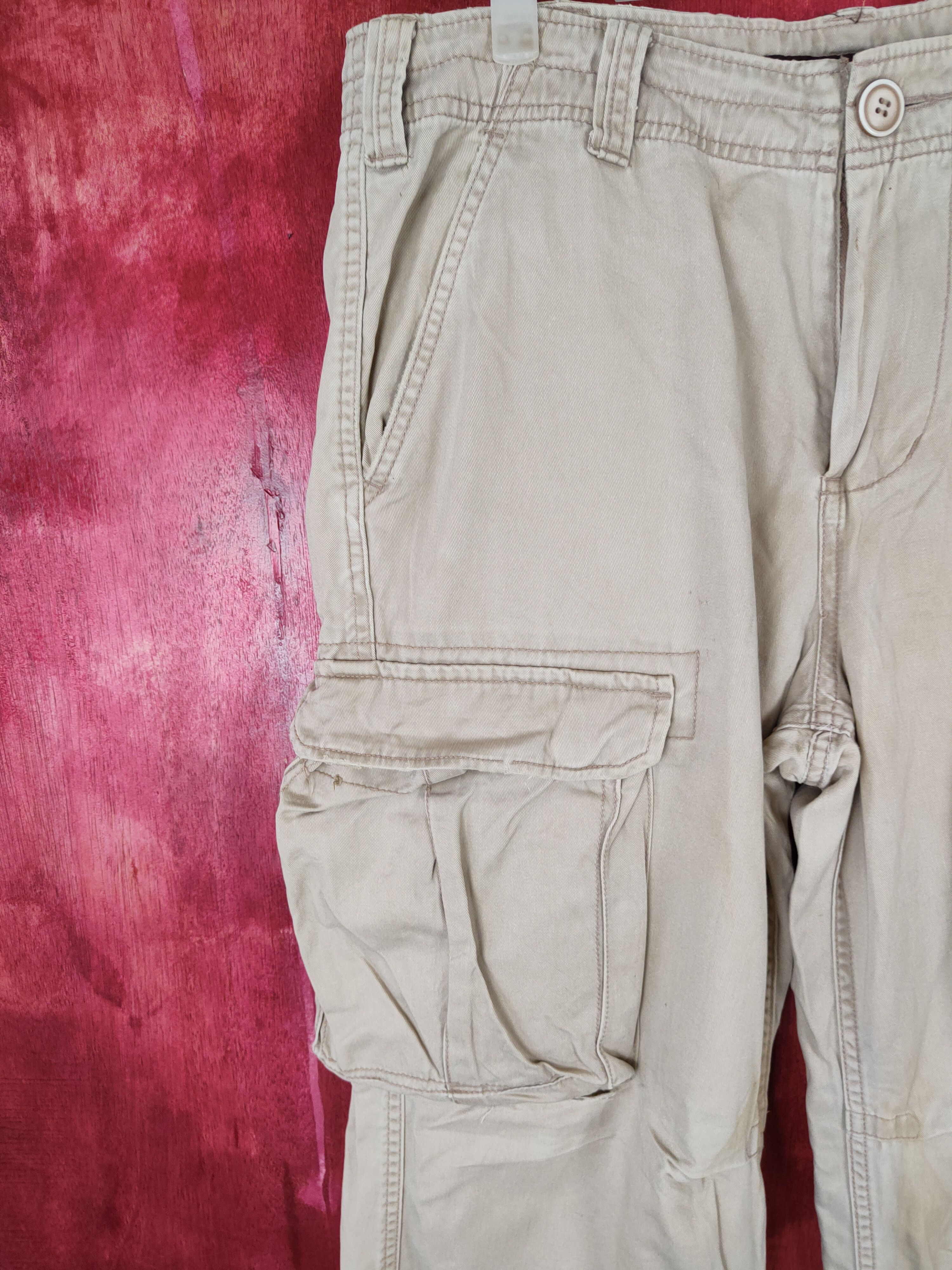 Japanese Brand × Vintage Wooden Doll Brown Multi Pocket Tactical Cargo Pants #S389 Size US 34 / EU 50 - 3 Thumbnail