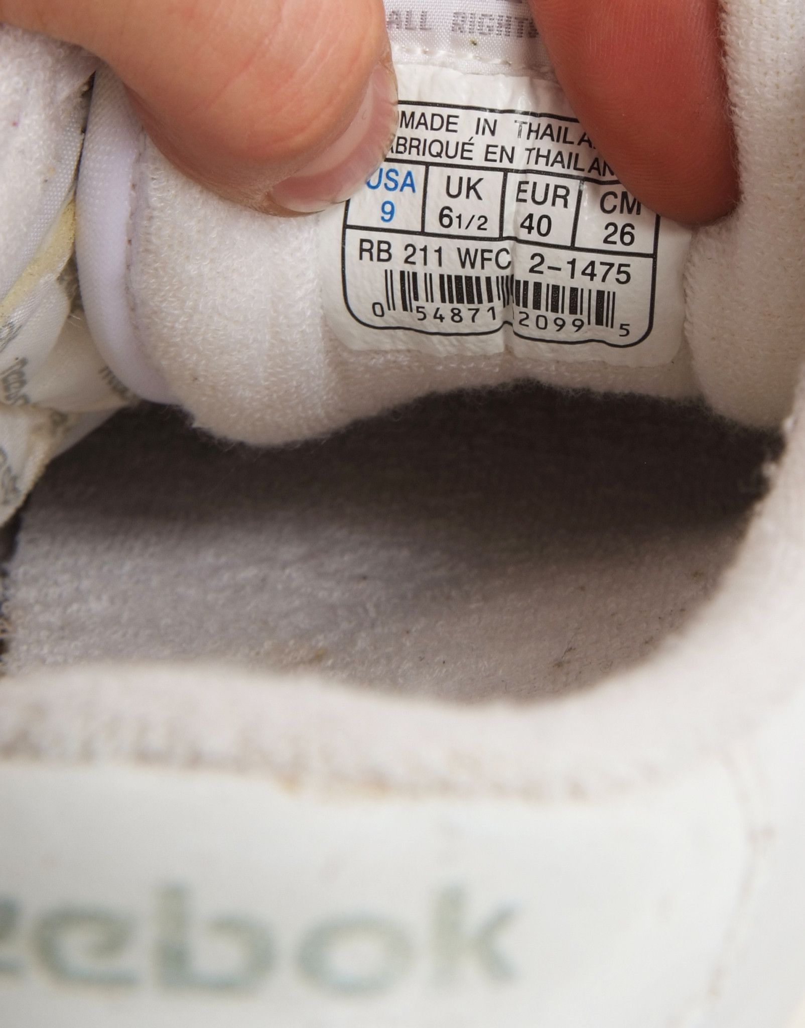 Reebok × Vintage Reebok Classic Vintage White Leather Sneakers US9 Size US 9 / IT 39 - 7 Thumbnail