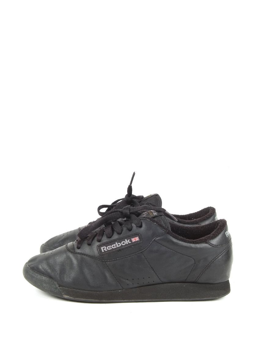 Reebok × Vintage Vintage Reebok Classic Triple Black Trainers US6.5 Size US 6.5 / IT 36.5 - 1 Thumbnail