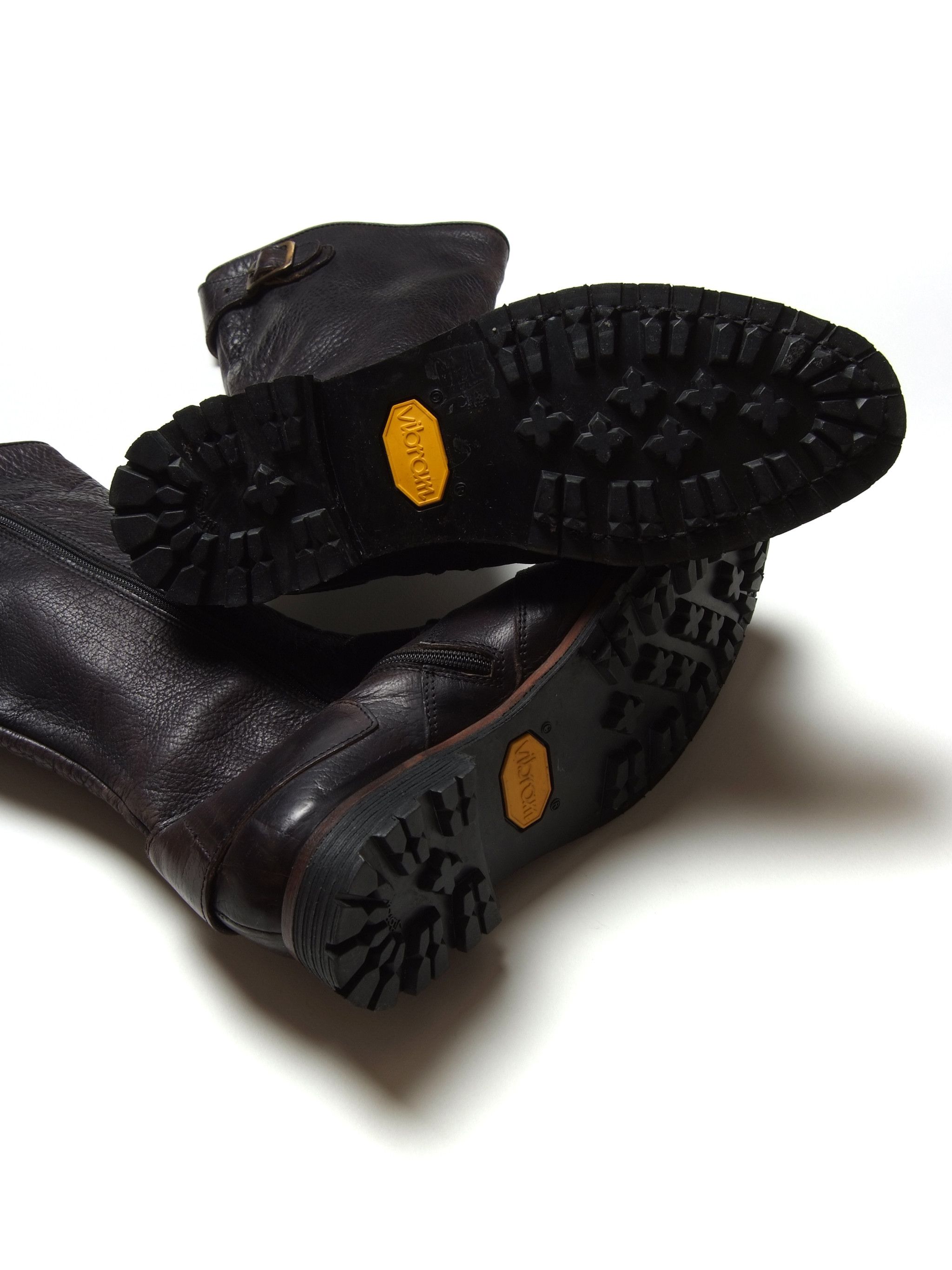 Officine Creative SHOTO Leather Zip Combat Vibram Outsole Boots (36) Size US 6 / IT 36 - 8 Thumbnail