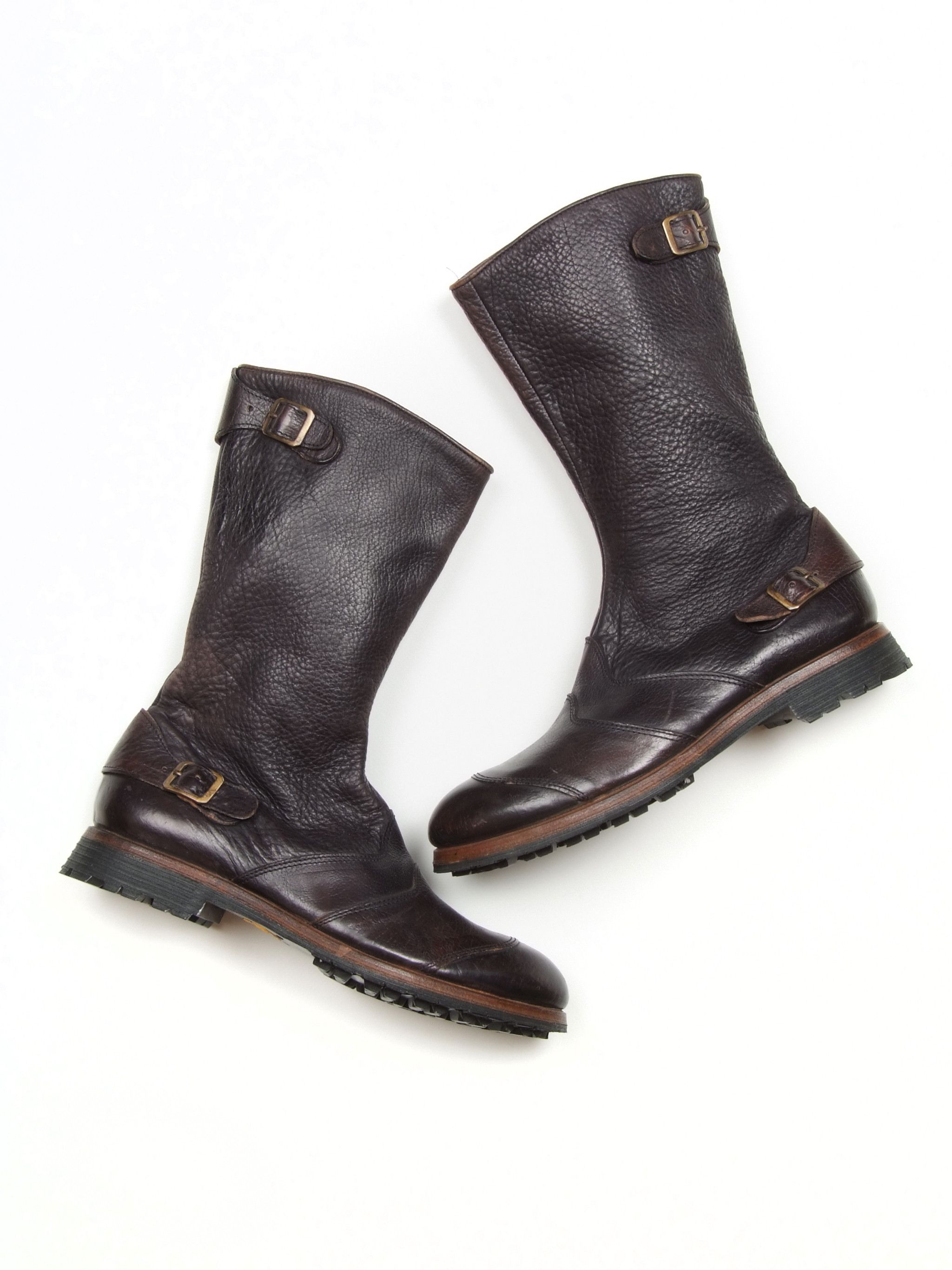Officine Creative SHOTO Leather Zip Combat Vibram Outsole Boots (36) Size US 6 / IT 36 - 1 Thumbnail