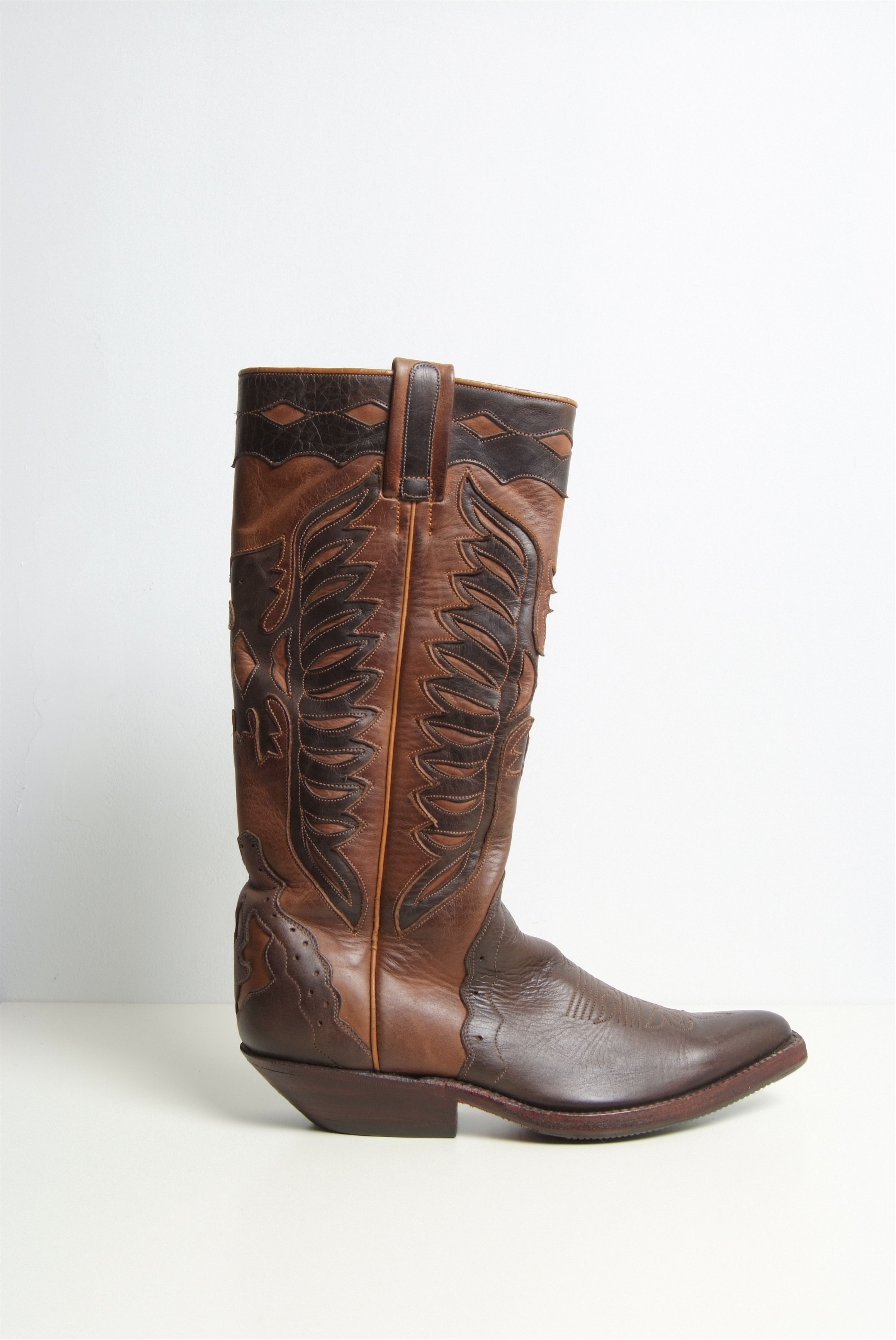 Vintage Women's Tony Mora Cowboy Country Western Boots 36/US6 Size US 6 / IT 36 - 1 Thumbnail