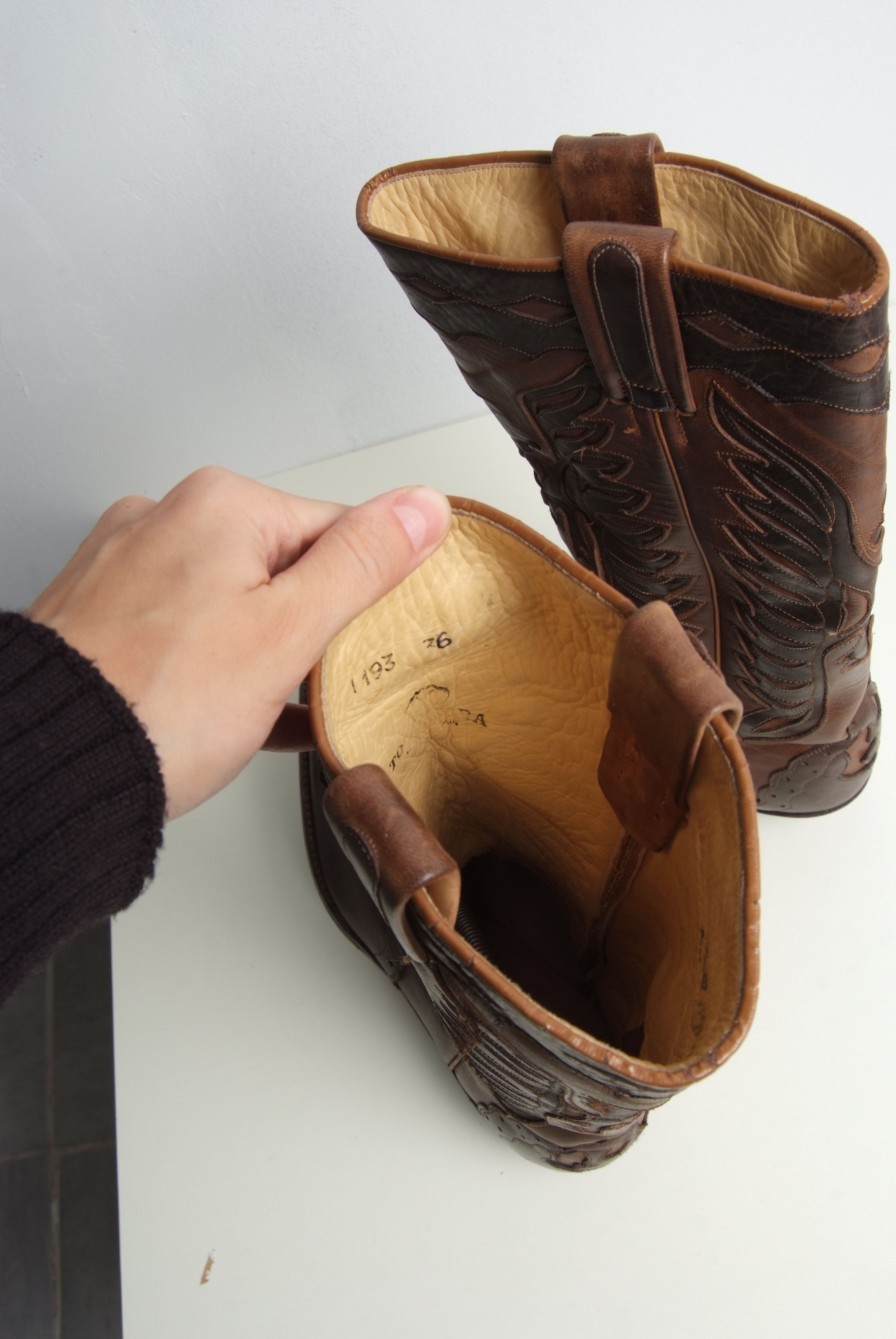 Vintage Women's Tony Mora Cowboy Country Western Boots 36/US6 Size US 6 / IT 36 - 9 Thumbnail