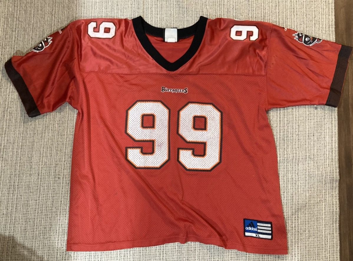 adidas, Shirts, Adidas Warren Sapp Buccaneers Stitched Jersey Xl