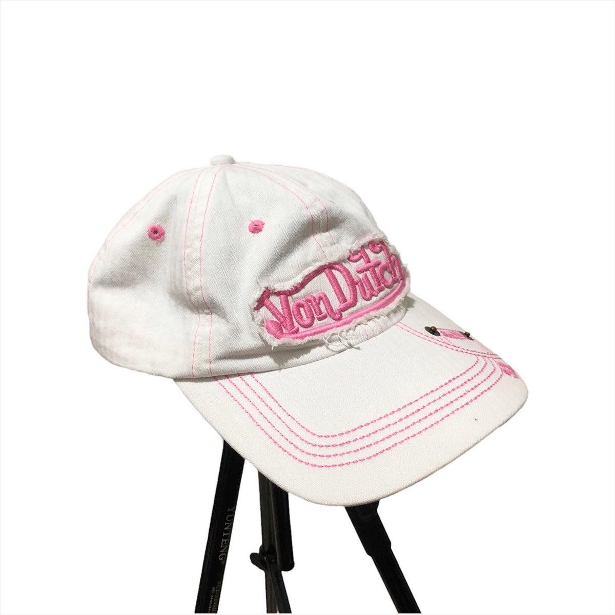 Vintage × Von Dutch Limited edition Von Dutch pink stitch Hats Size ONE SIZE - 4 Thumbnail