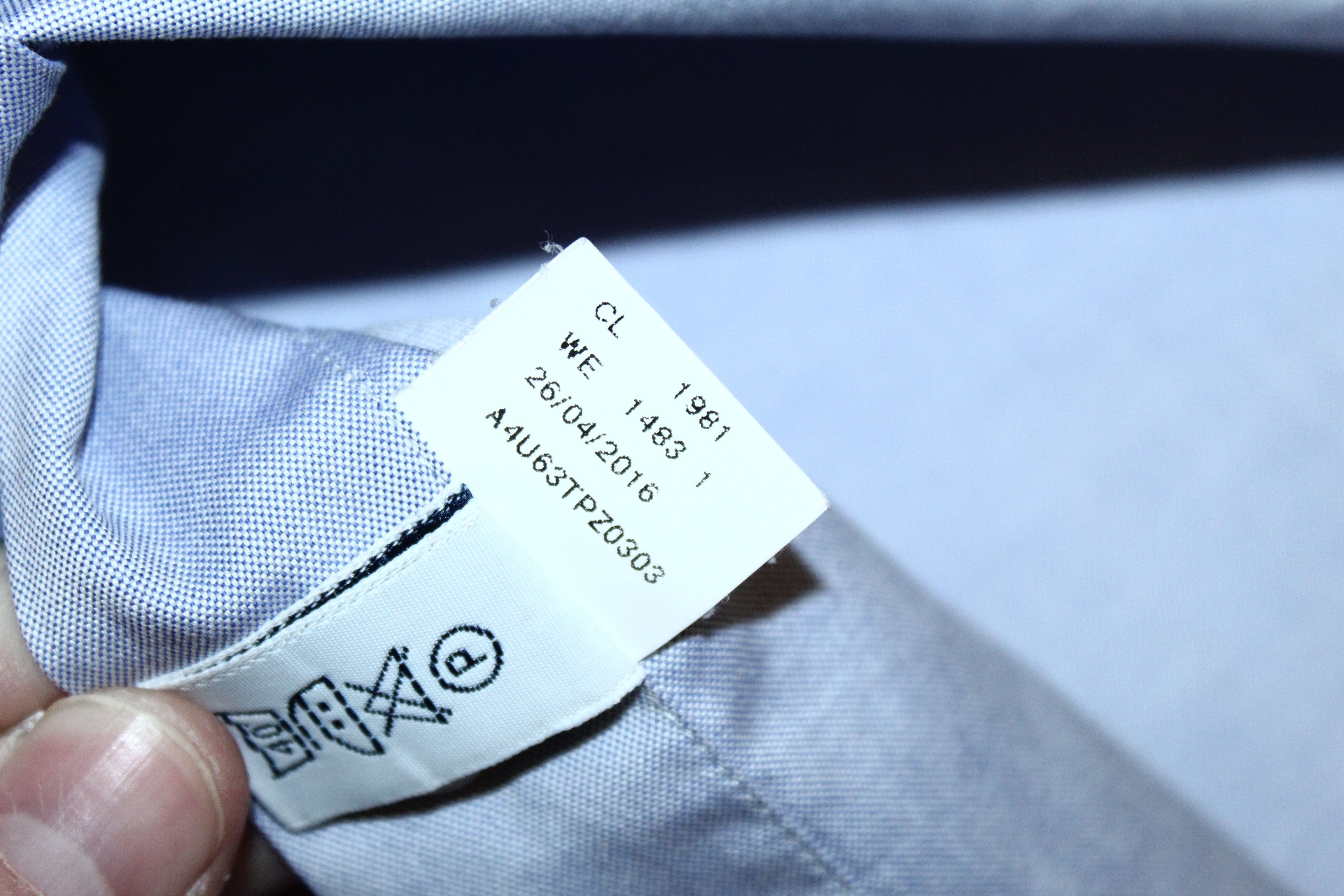 Barba Napoli Barba Napoli Signatured Semi-Cutaway Bespoke Dress Shirt Size 44L - 8 Thumbnail