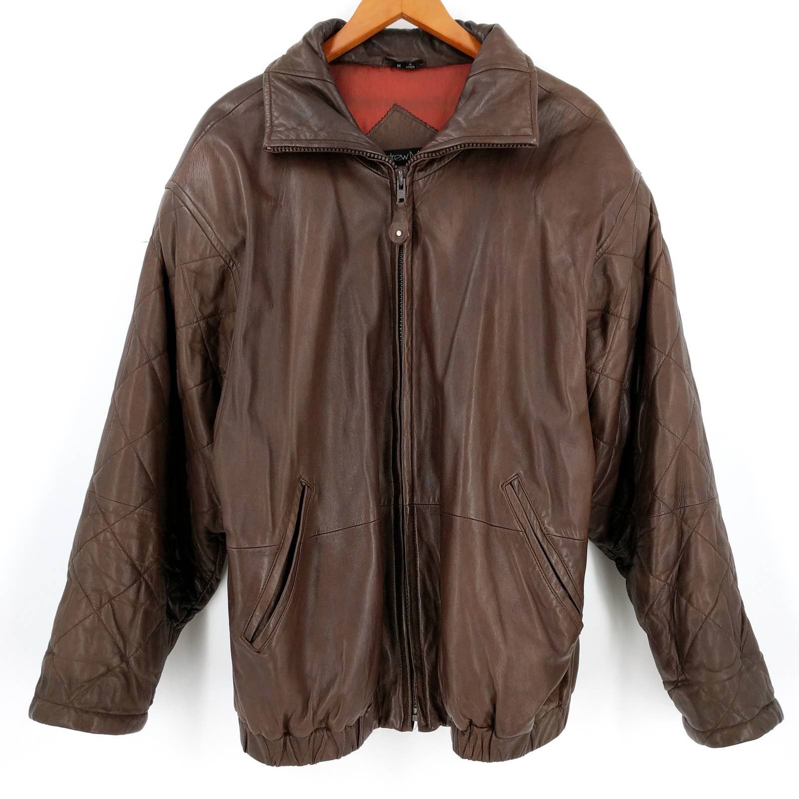 Andrew Marc Mens leather jacket Andrew Marc Grailed