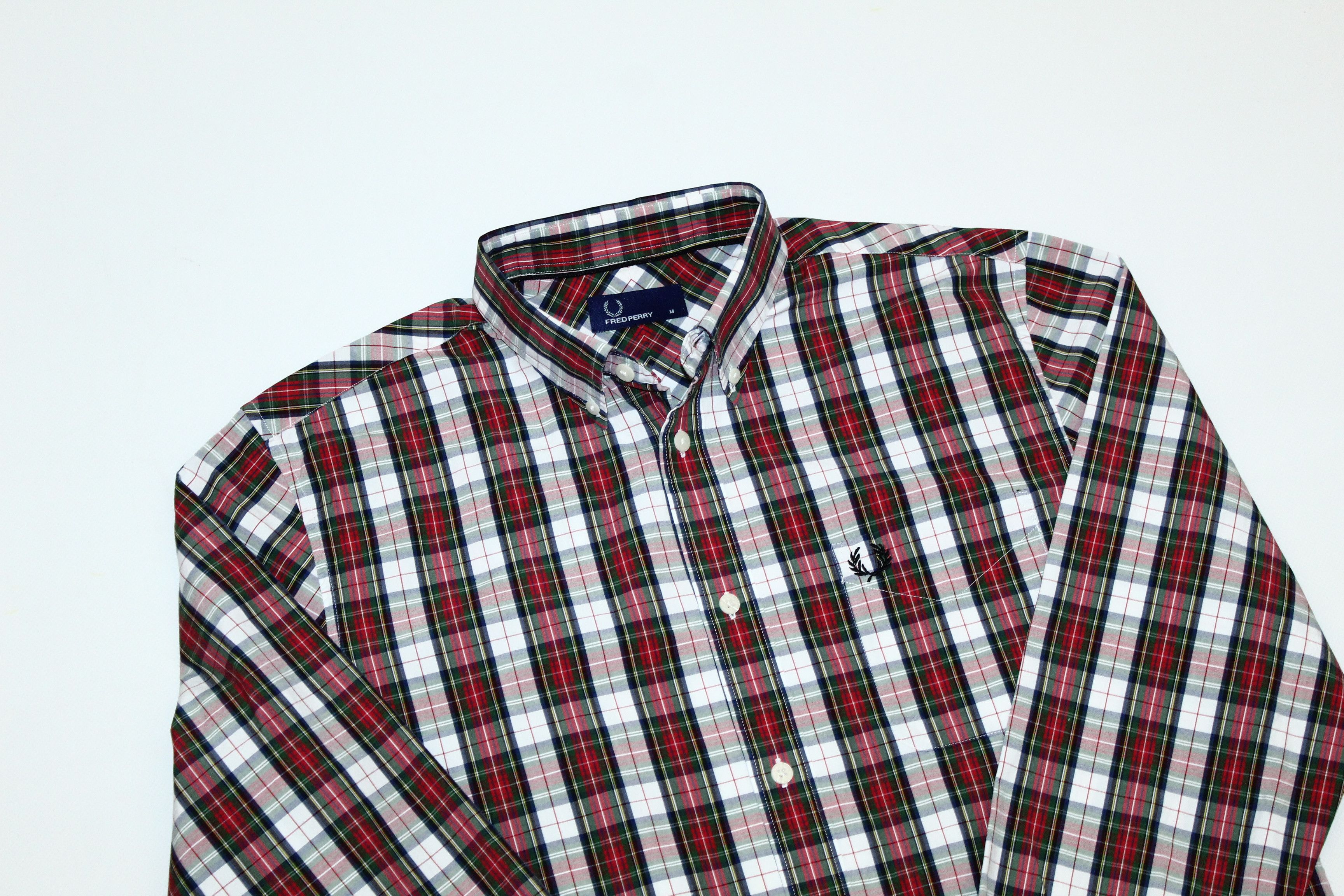 Fred Perry Fred Perry Casual Classic Logo Embroidery Tartan Shirt Size US M / EU 48-50 / 2 - 3 Thumbnail
