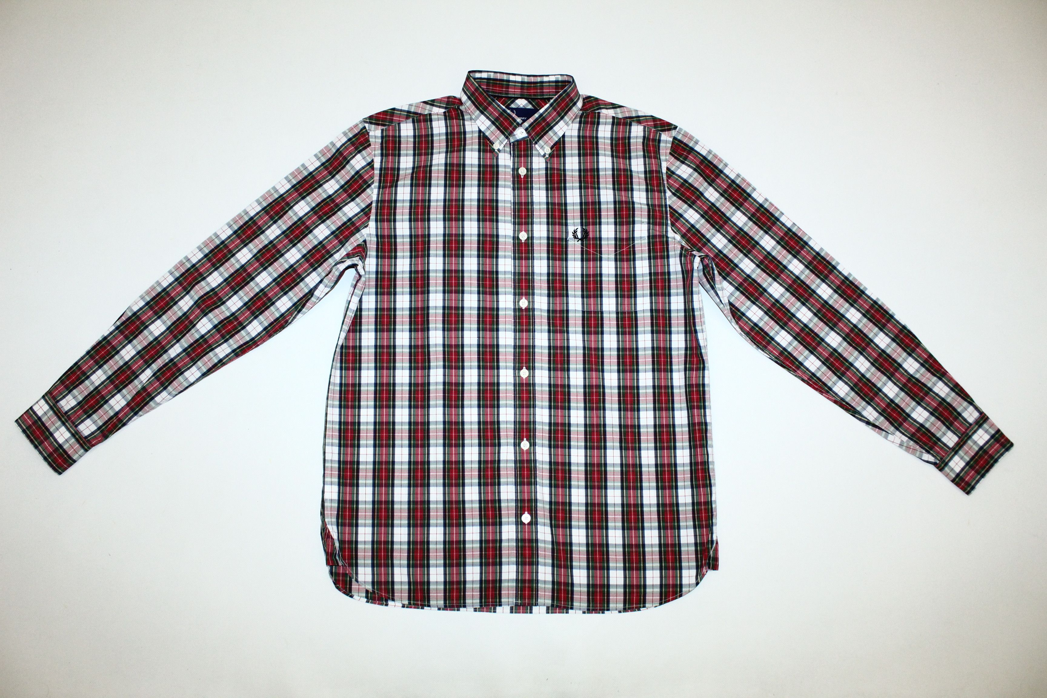 Fred Perry Fred Perry Casual Classic Logo Embroidery Tartan Shirt Size US M / EU 48-50 / 2 - 5 Thumbnail