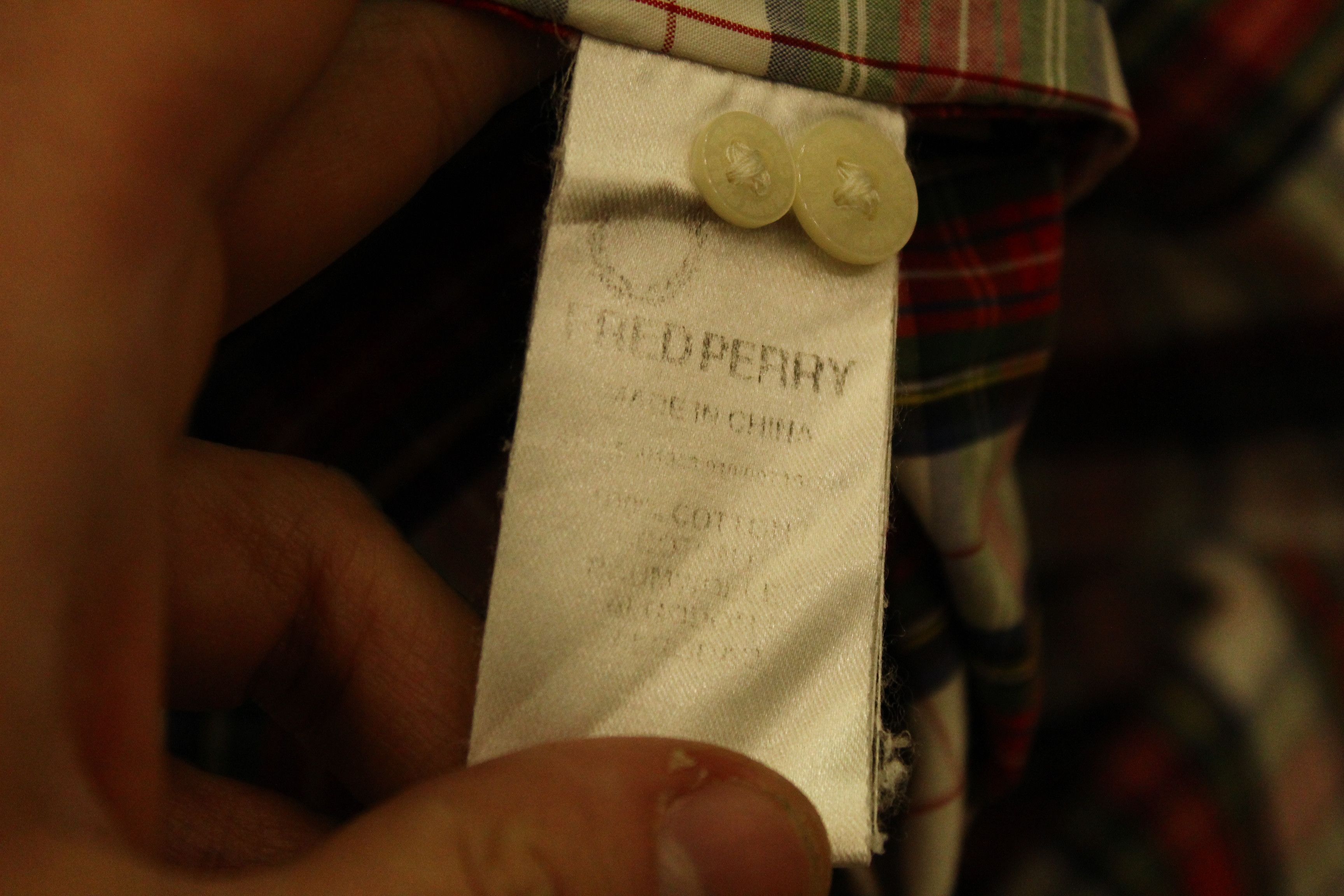 Fred Perry Fred Perry Casual Classic Logo Embroidery Tartan Shirt Size US M / EU 48-50 / 2 - 6 Thumbnail