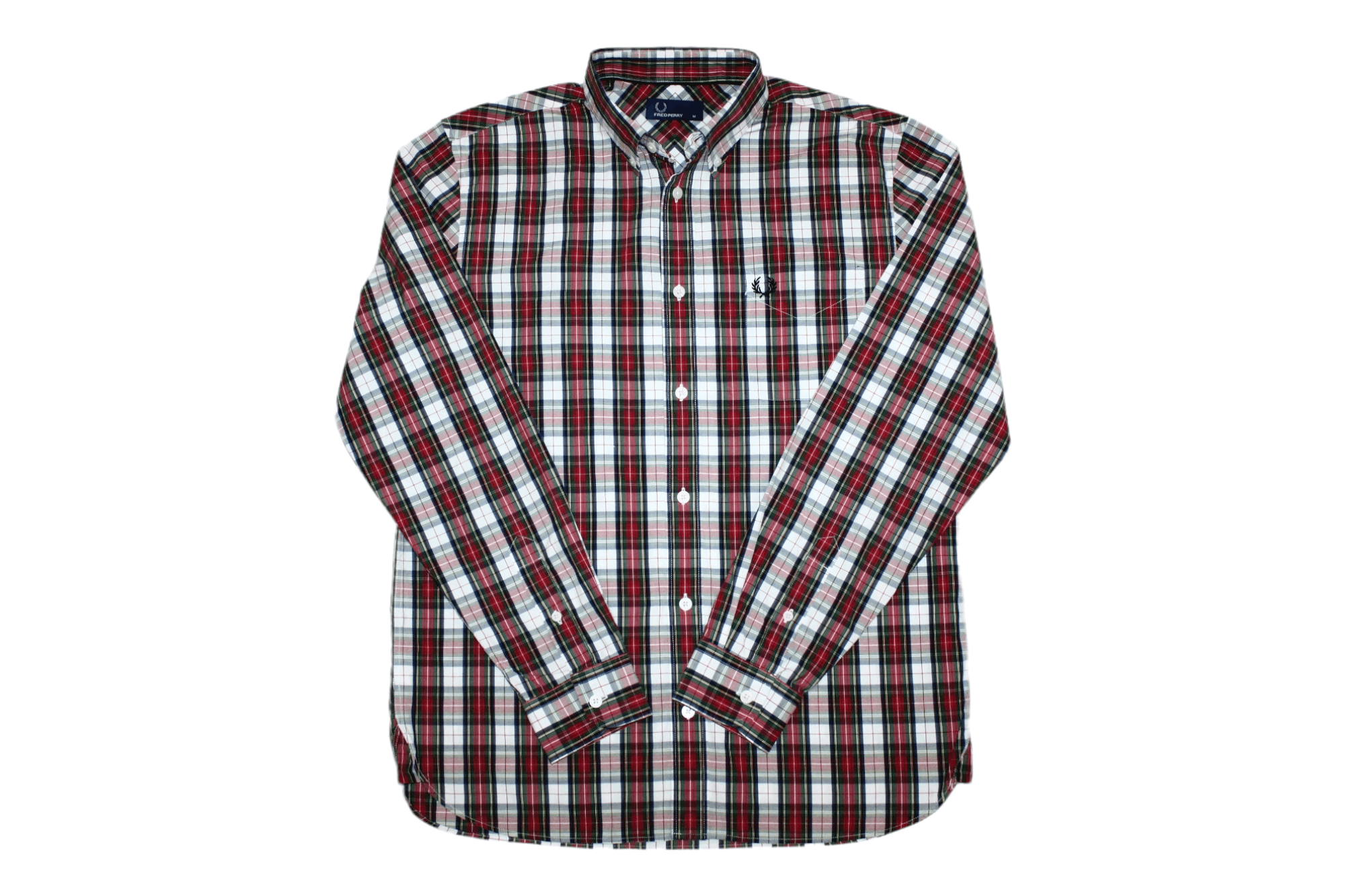 Fred Perry Fred Perry Casual Classic Logo Embroidery Tartan Shirt Size US M / EU 48-50 / 2 - 1 Thumbnail