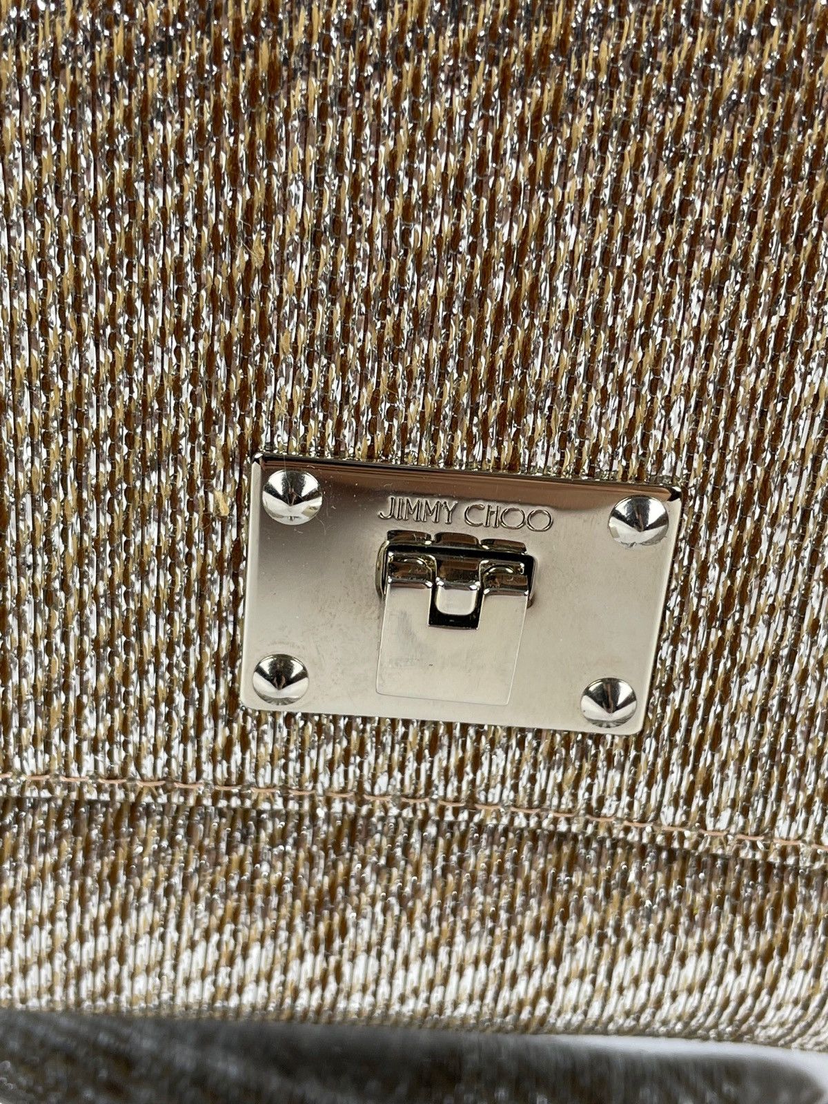Jimmy Choo Jimmy Choo Glitter Ruby Champagne Crossbody Bag Size ONE SIZE - 3 Thumbnail