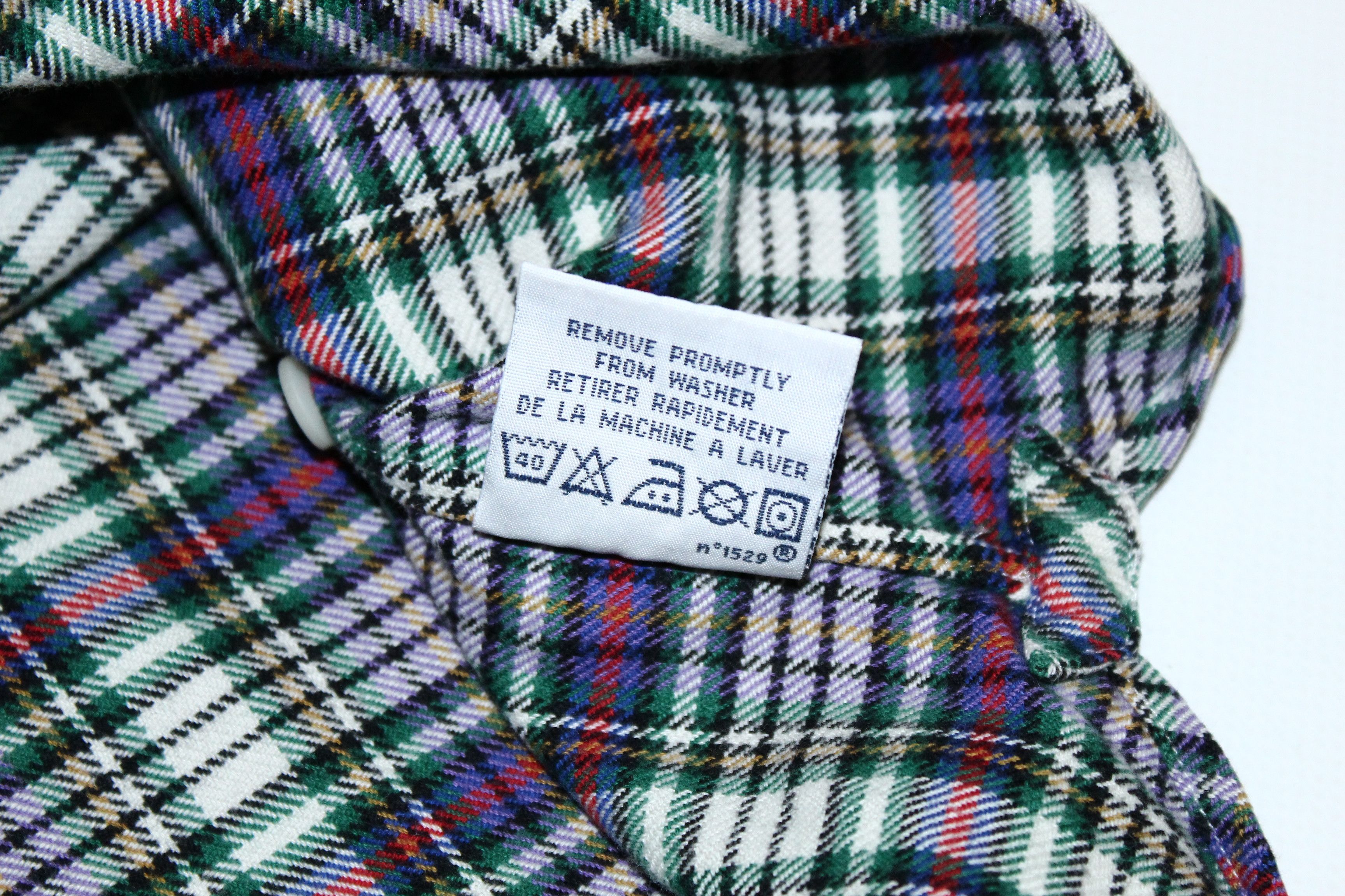Polo Ralph Lauren 💥 Polo Ralph Lauren Emmet Band Popover Rugged Flannel Shirt Size US XXL / EU 58 / 5 - 8 Thumbnail