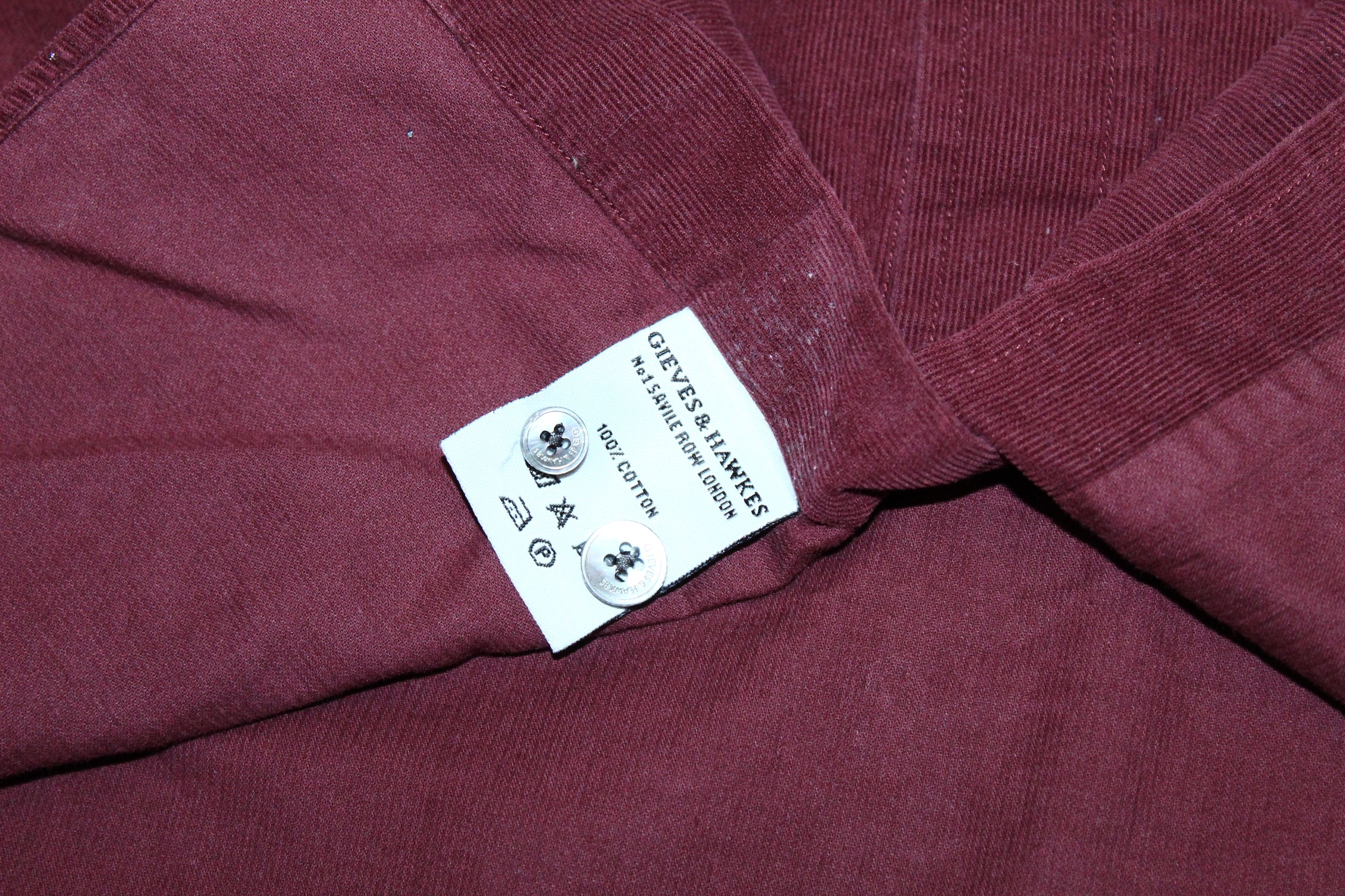Gieves & Hawkes Gieves & Hawkes №1 Savile Row London Corduroy Shirt Size US L / EU 52-54 / 3 - 6 Thumbnail