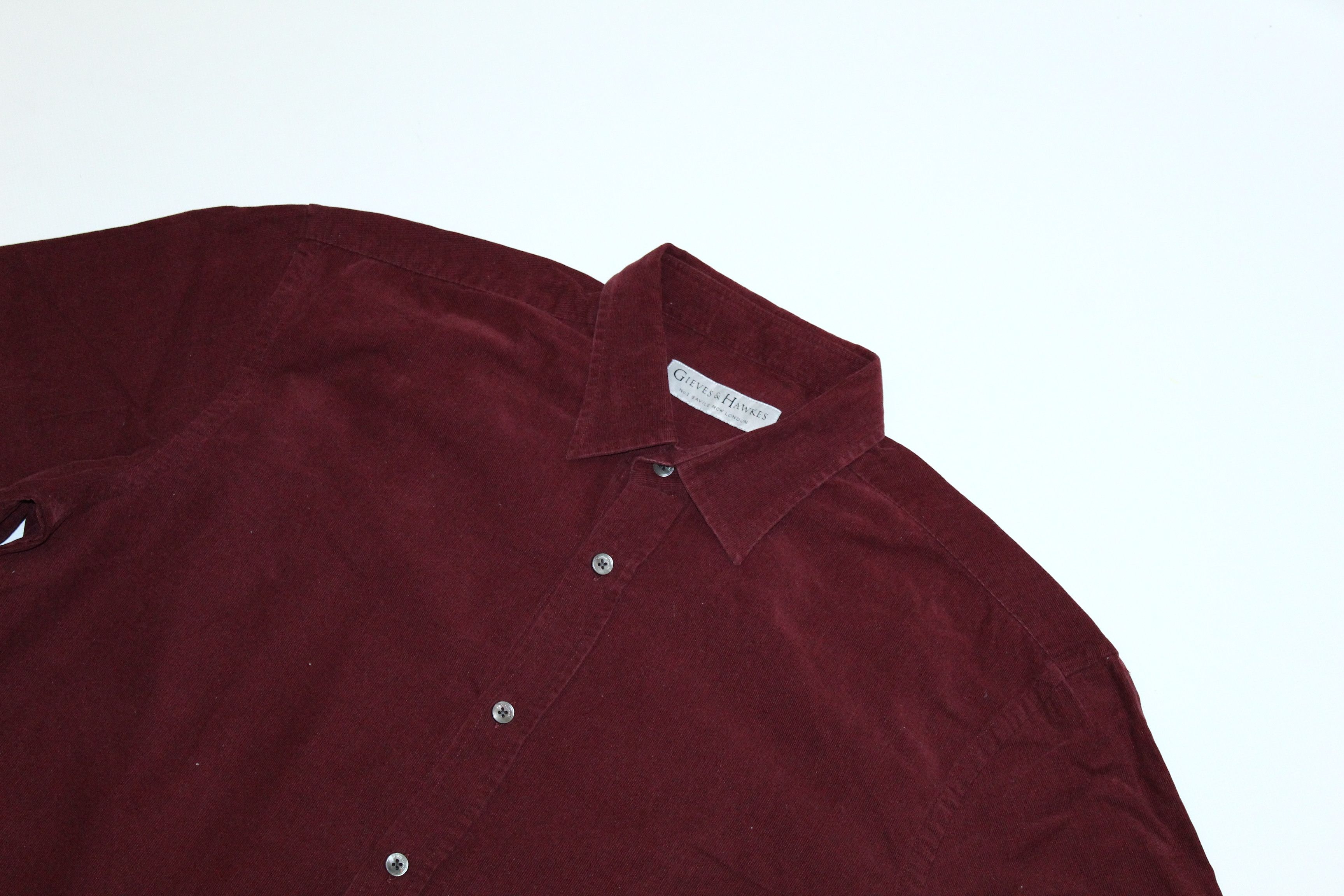 Gieves & Hawkes Gieves & Hawkes №1 Savile Row London Corduroy Shirt Size US L / EU 52-54 / 3 - 3 Thumbnail