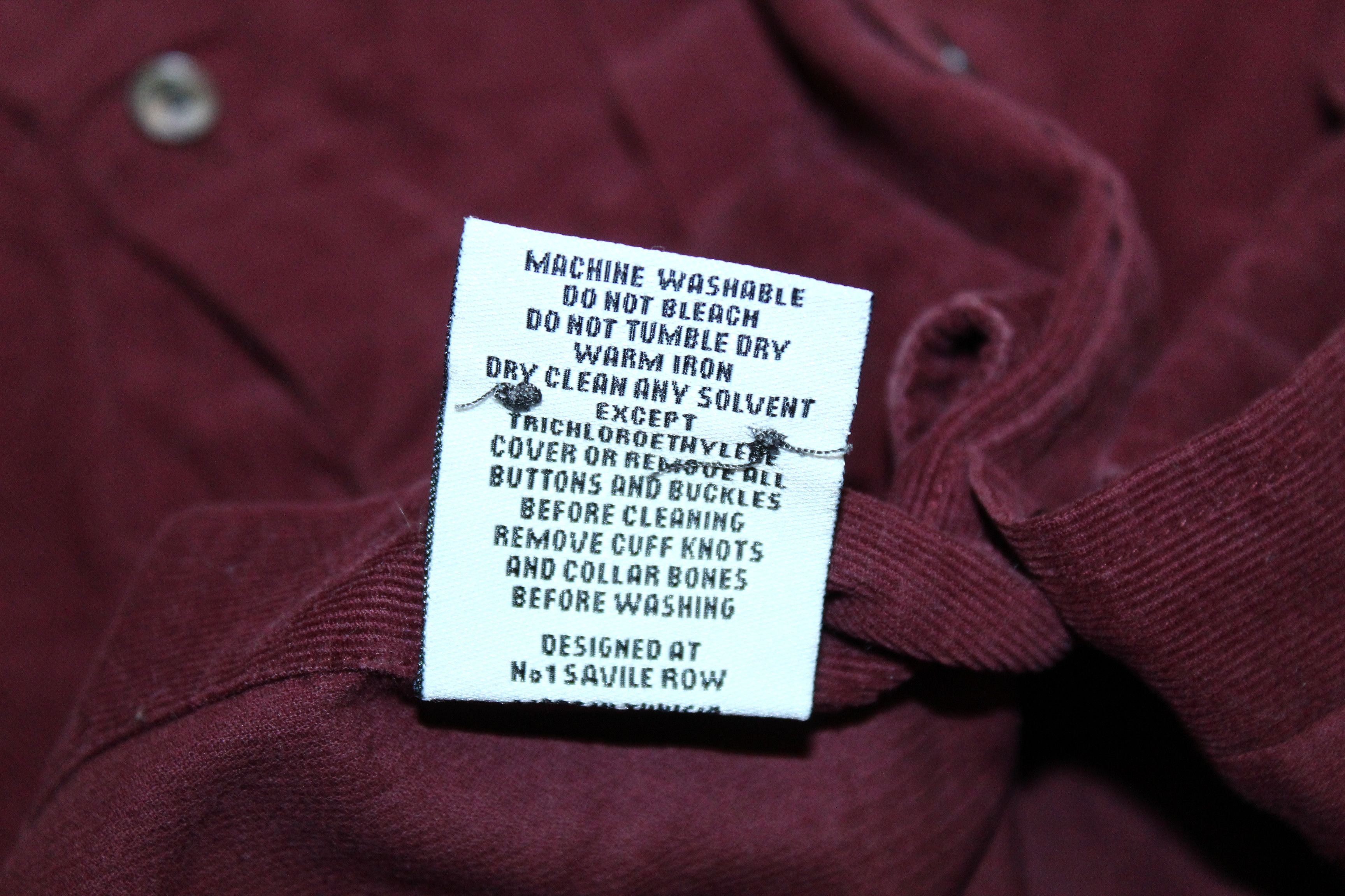 Gieves & Hawkes Gieves & Hawkes №1 Savile Row London Corduroy Shirt Size US L / EU 52-54 / 3 - 7 Thumbnail