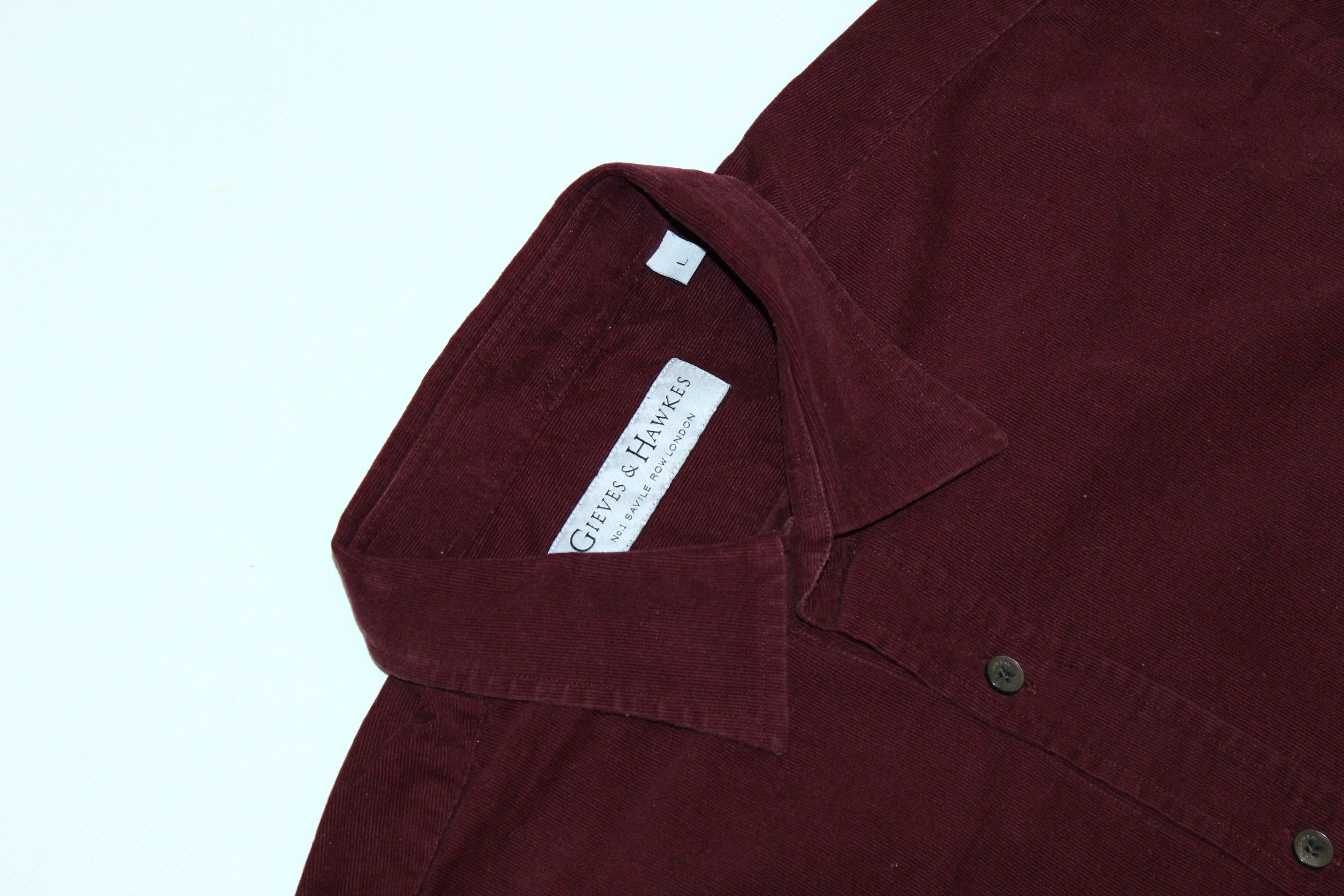 Gieves & Hawkes Gieves & Hawkes №1 Savile Row London Corduroy Shirt Size US L / EU 52-54 / 3 - 5 Thumbnail