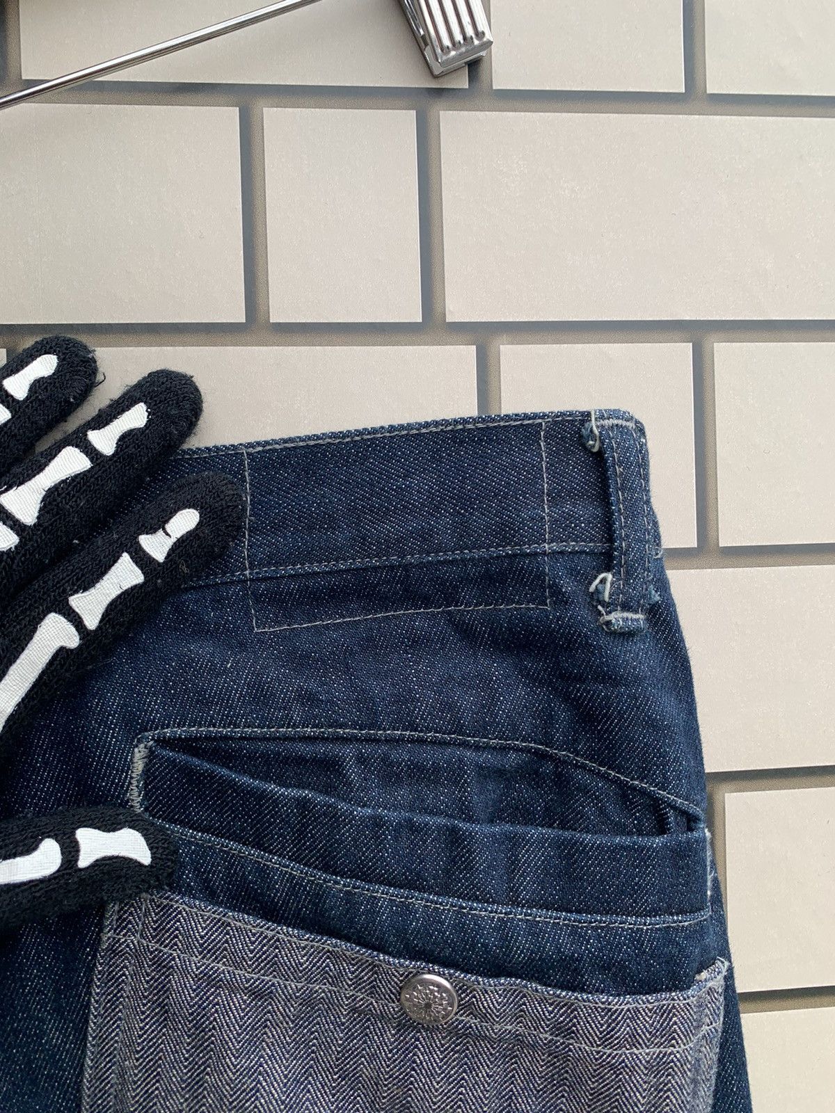 If Six Was Nine × Japanese Brand 🔥Japanese Brand Sequen Double Knee Carpenter Denim Pants Size US 34 / EU 50 - 15 Thumbnail