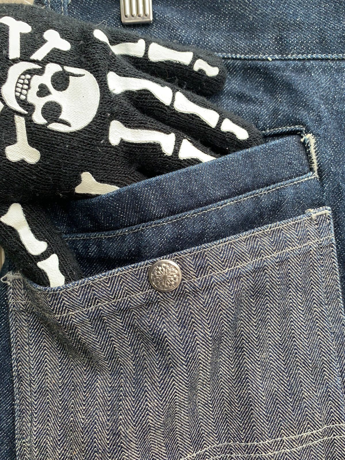 If Six Was Nine × Japanese Brand 🔥Japanese Brand Sequen Double Knee Carpenter Denim Pants Size US 34 / EU 50 - 14 Thumbnail
