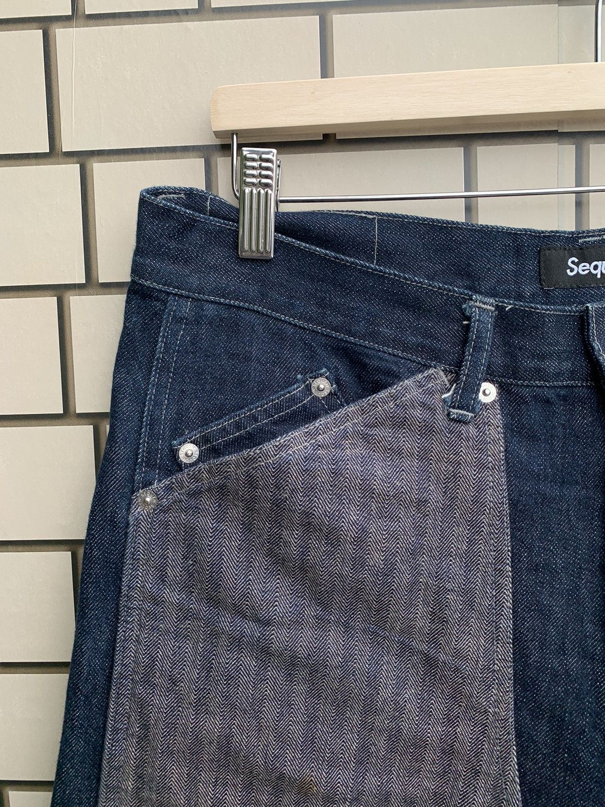 If Six Was Nine × Japanese Brand 🔥Japanese Brand Sequen Double Knee Carpenter Denim Pants Size US 34 / EU 50 - 6 Thumbnail
